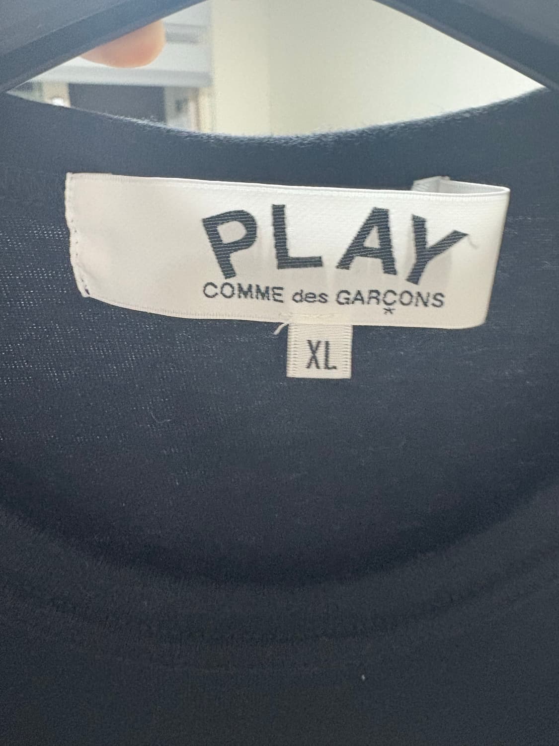 꼼데가르송 검정색 반팔 상품이미지3