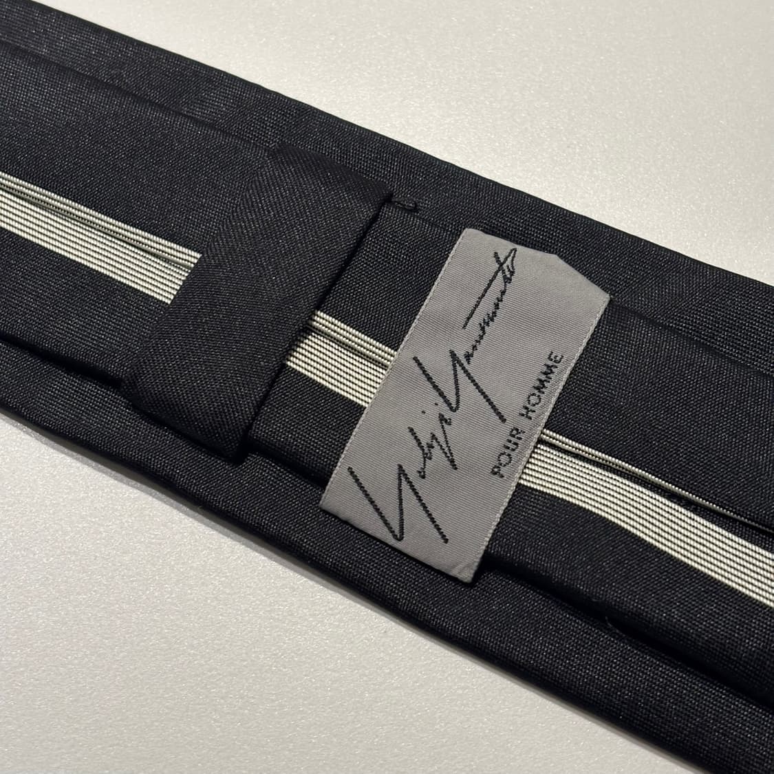 os) 요지 야마모토 뿌르 옴므 실크 타이 넥타이 상품이미지2