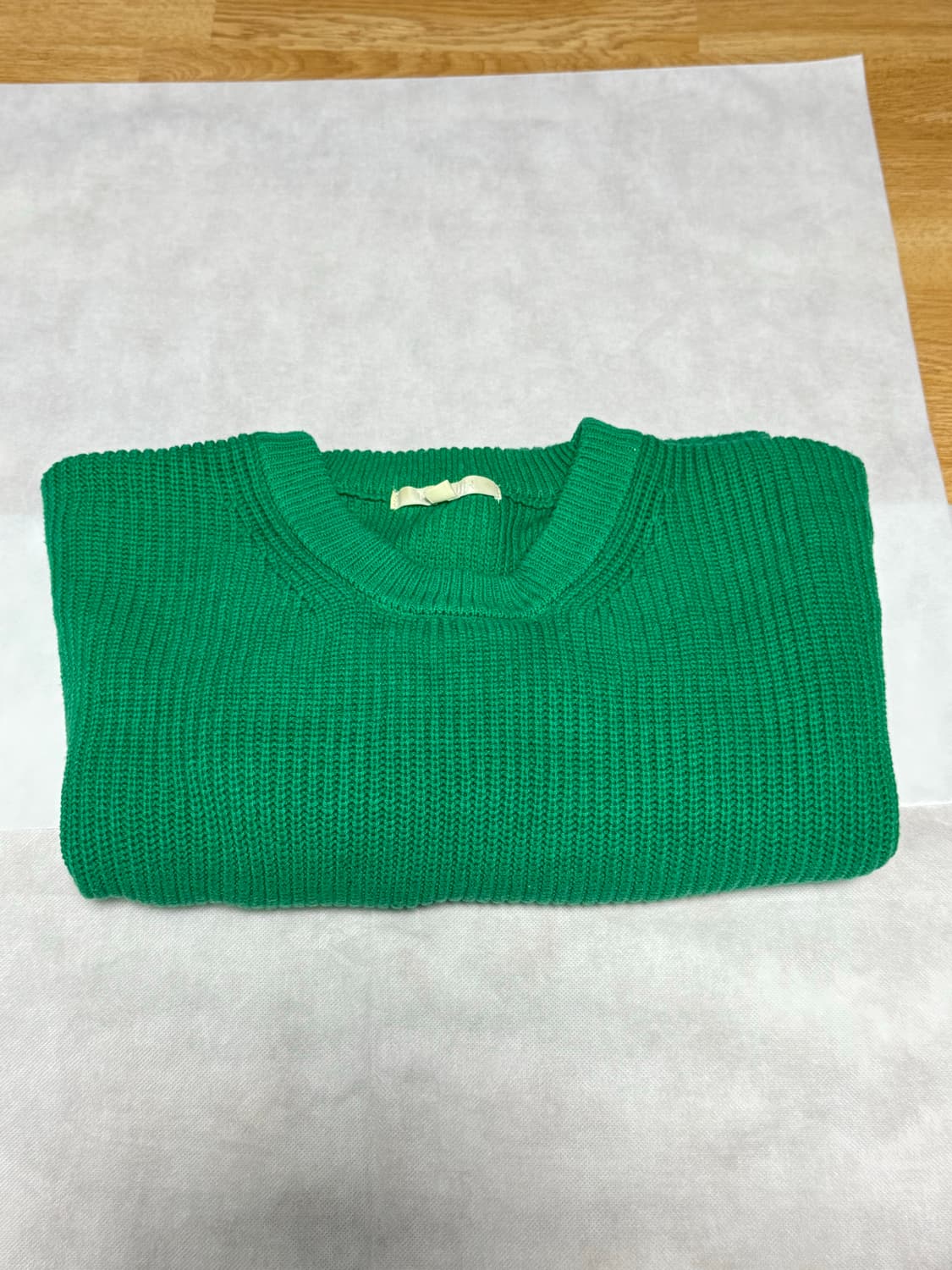 워셔블 하찌 크루넥 니트 상품이미지1