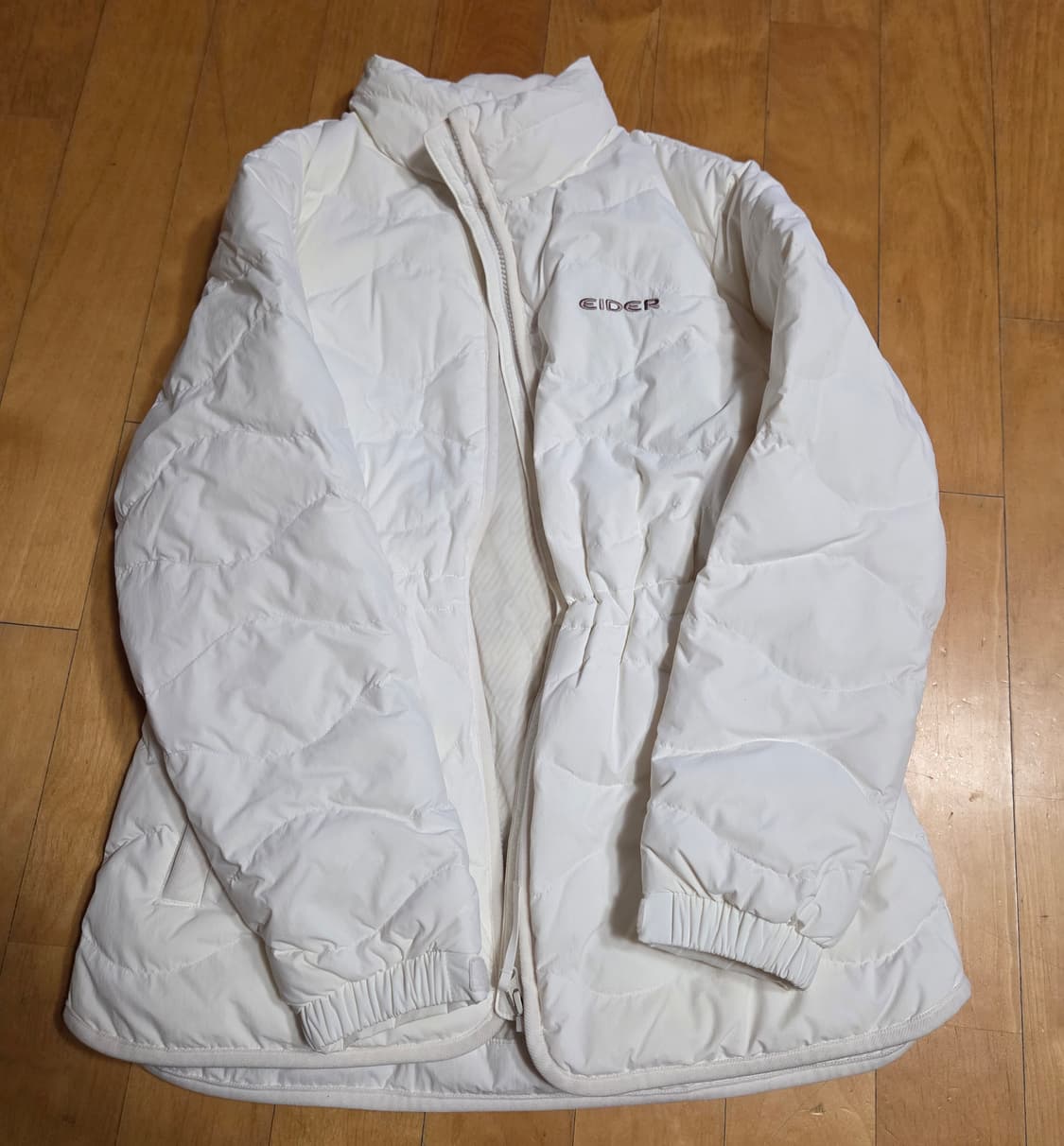 아이더 써모락C 경량패딩 M 화이트 상품이미지2