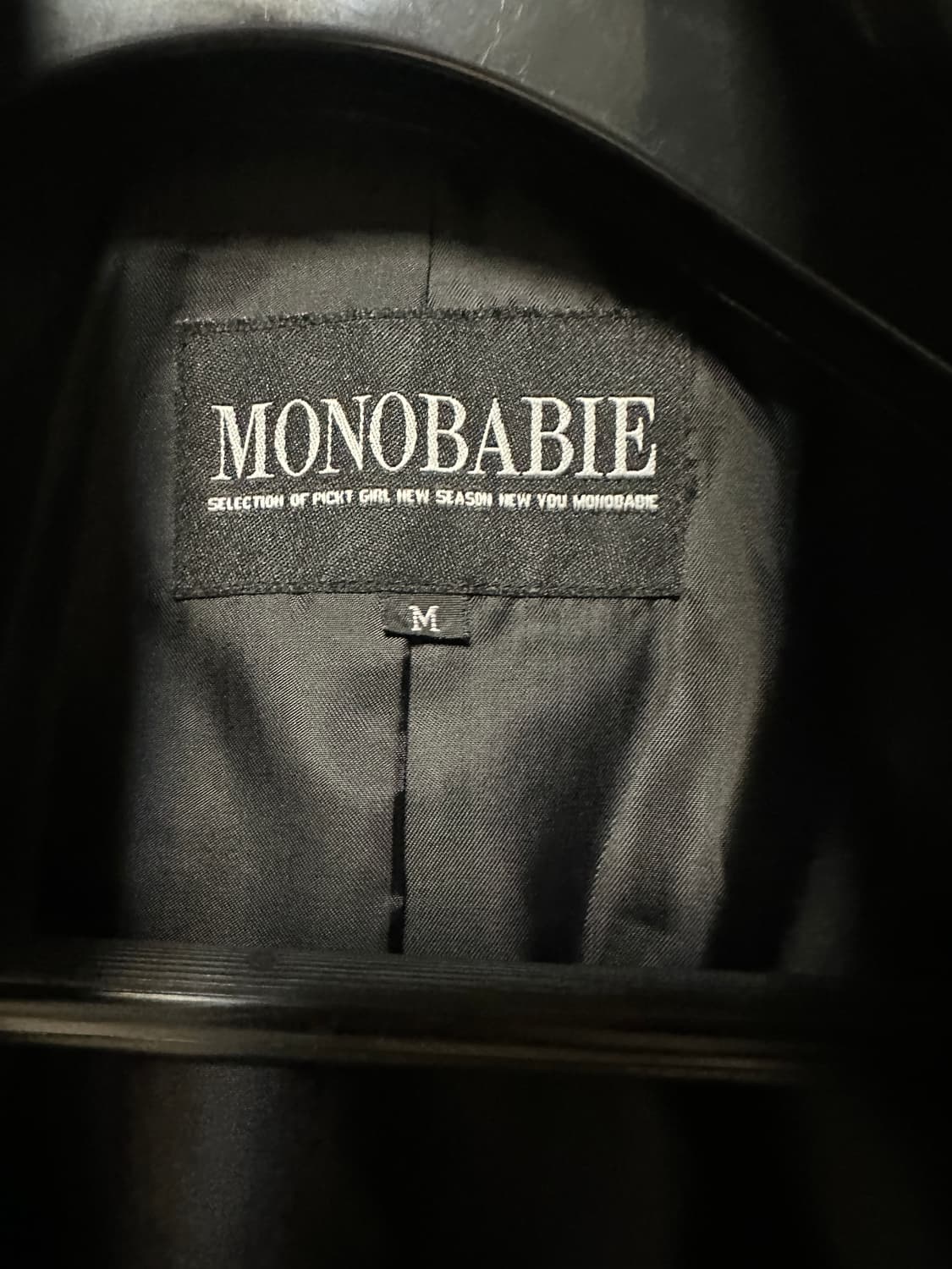 블랙 후드 가죽 자켓 새상품 M(55) 상품이미지7