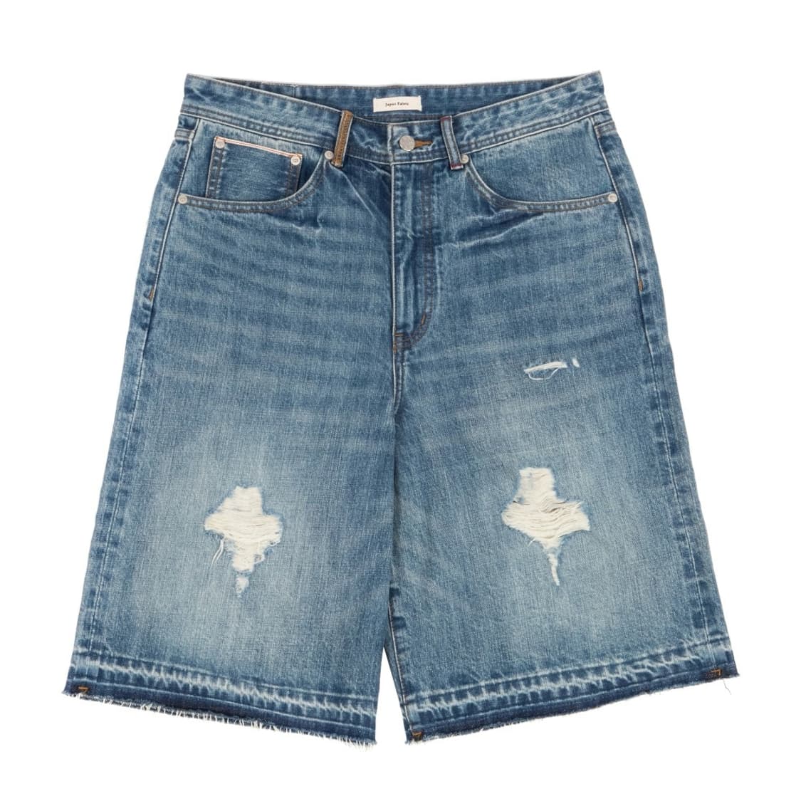 [2] 쿠스너프 타쿠미 셀비지 버뮤다 데님 팬츠 상품이미지1