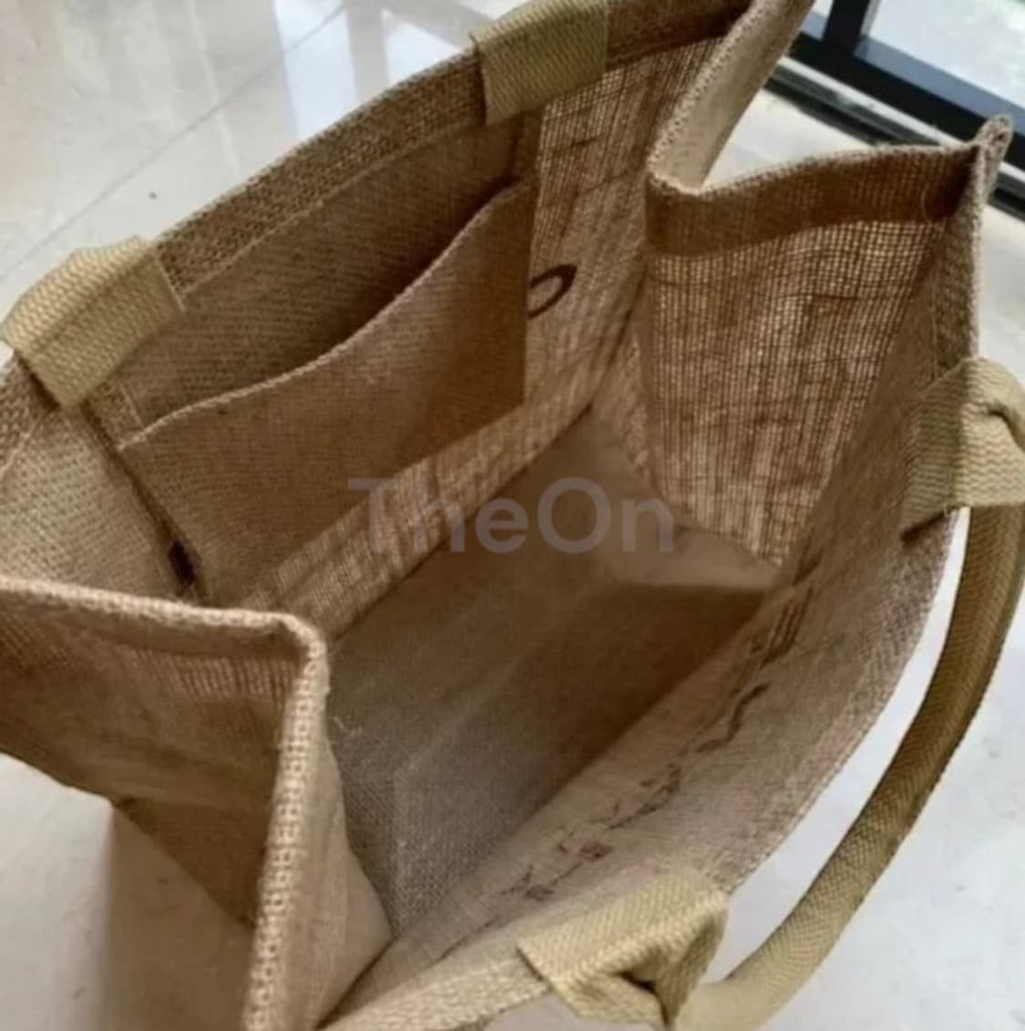 샤넬 린넨 스퀘어백 토트백 상품이미지4