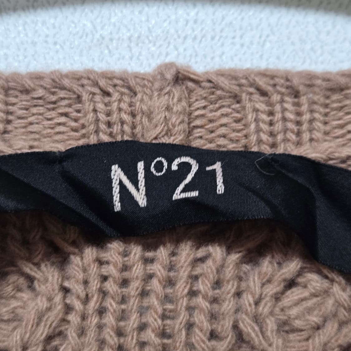 넘버21 울 셔츠 레이어 니트 상품이미지3
