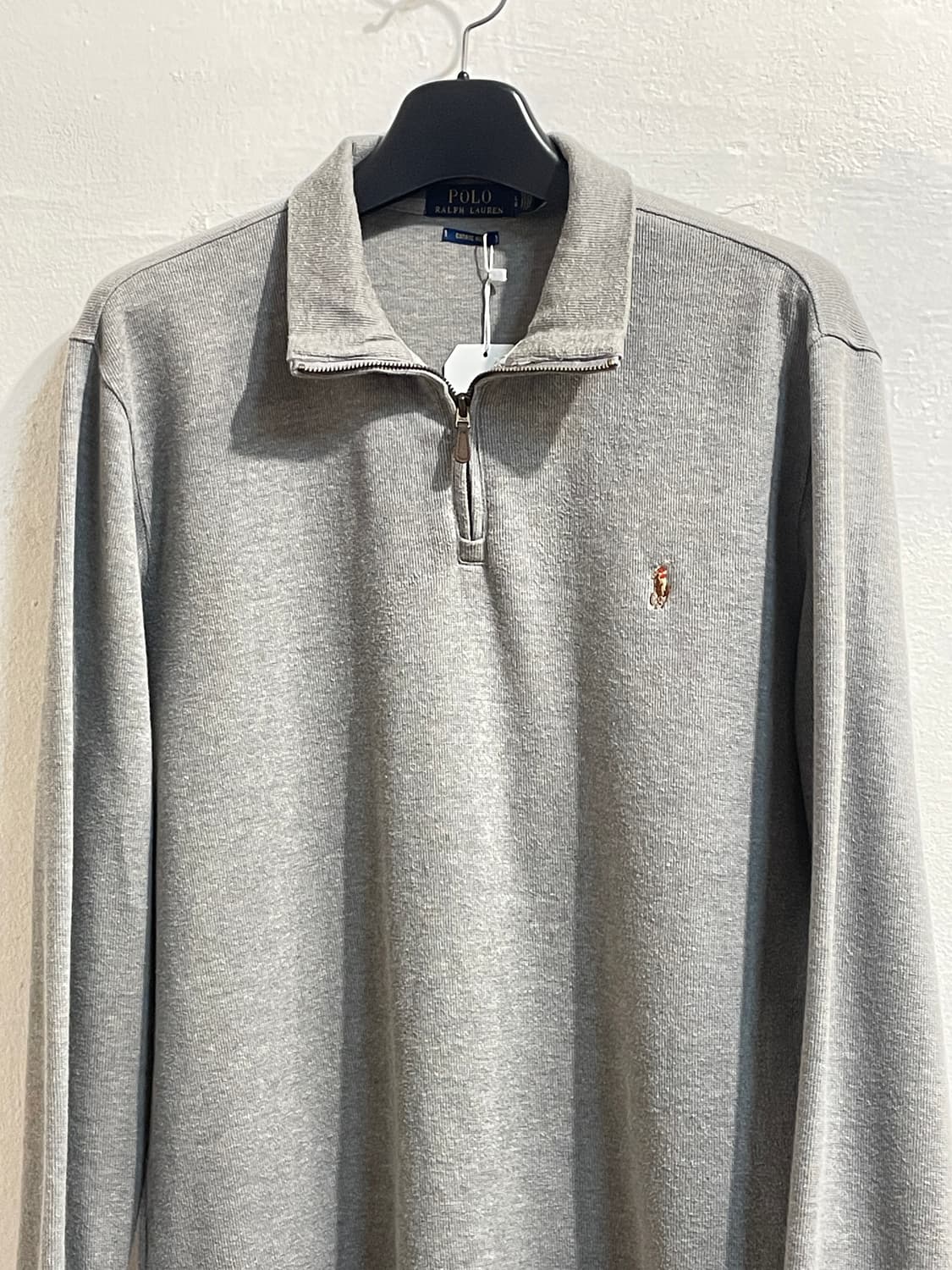 폴로 랄프로렌 에스테이트 립 그레이 하프집업 상품이미지3