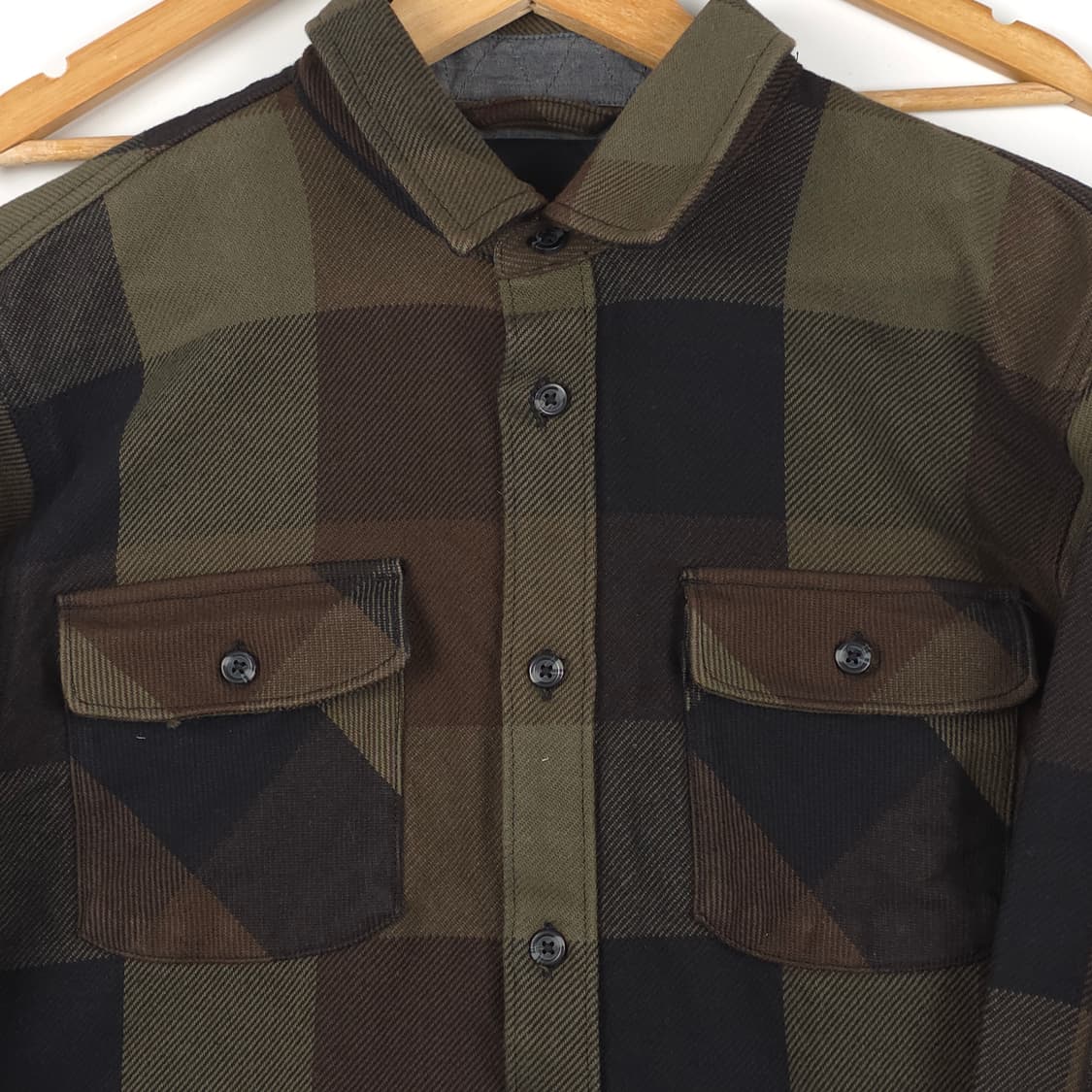 반스 코튼 체크셔츠 (M) 상품이미지3