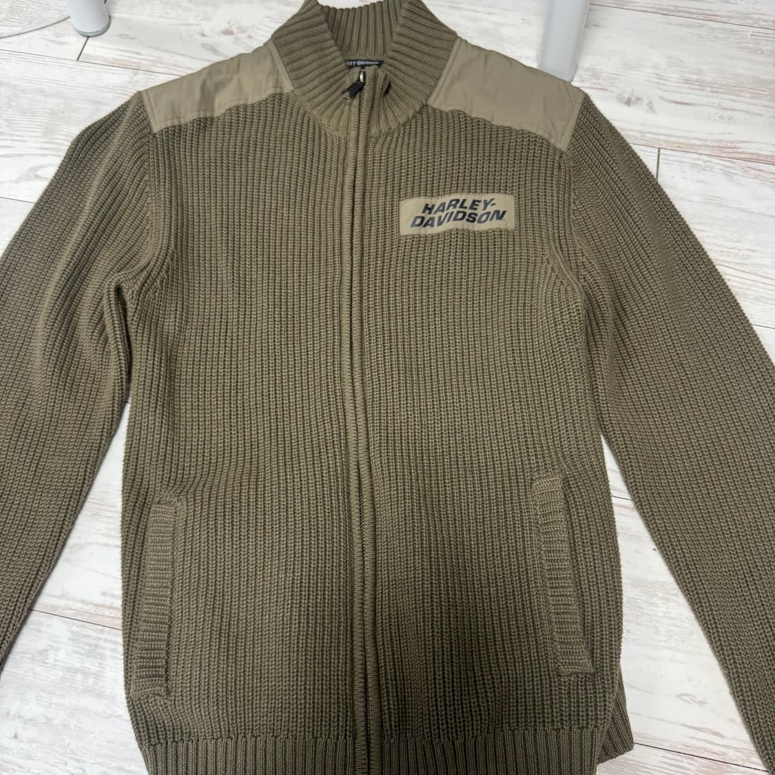 할리데이비슨 스컬 스웨터 집업 상품이미지3