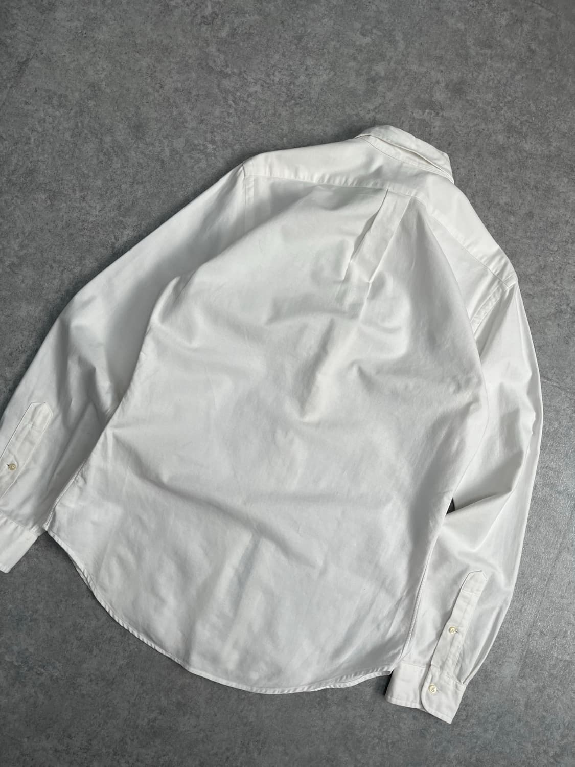 M) 폴로랄프로렌 슬림 핏 화이트 셔츠 상품이미지6