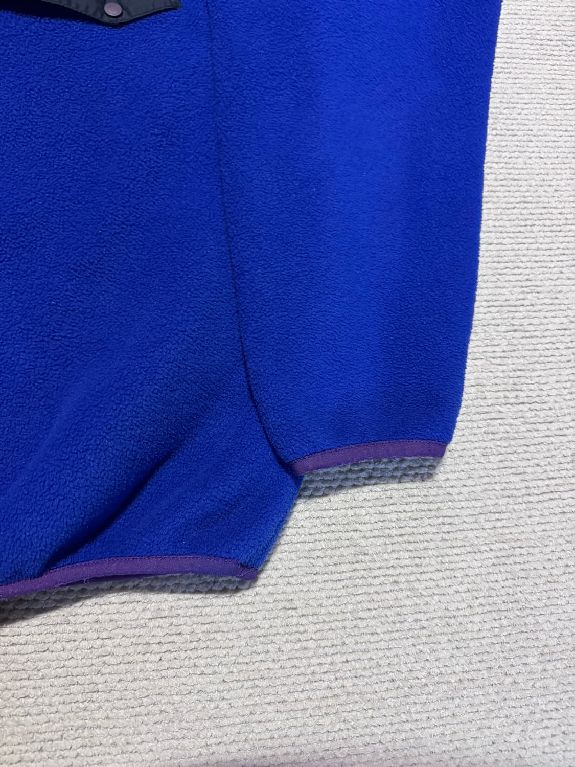 90s USA Patagonia Synchilla Snap-T 블루 L 상품이미지5