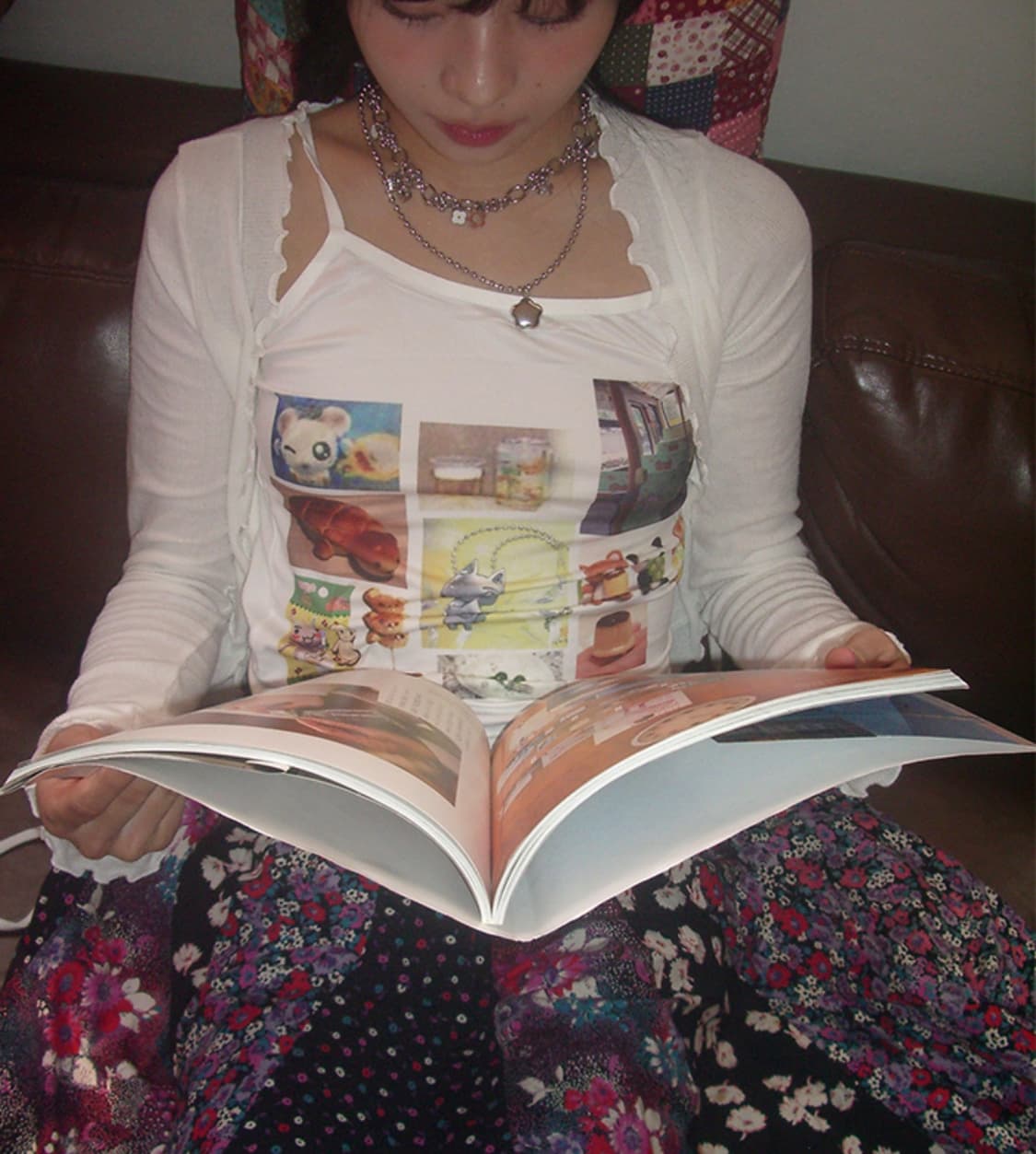 dain lee다인리 white flower necklace  상품이미지2