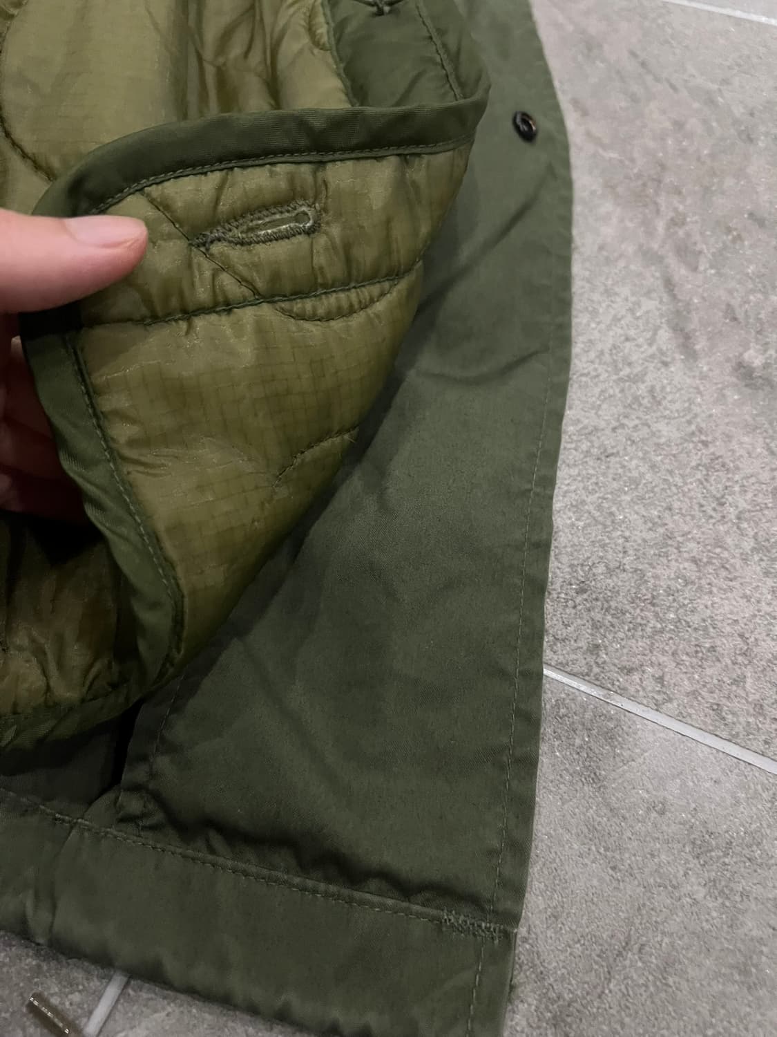 (L) M65 피쉬테일 오리지널 개파카 상품이미지7