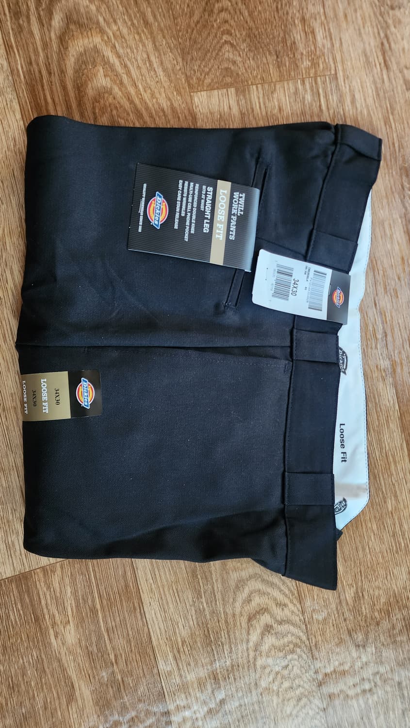 디키즈 더블니 85283 34x30 블랙 새제품 상품이미지3