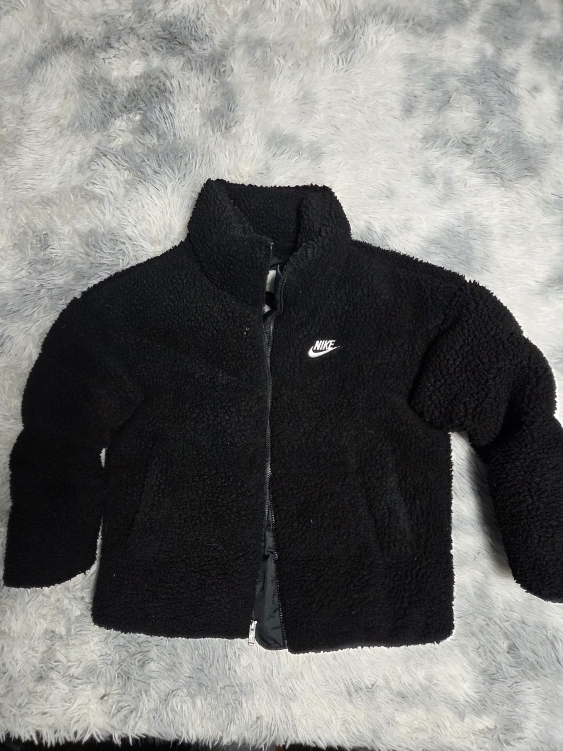 나이키 쉐르파 패딩 자켓 블랙 상품이미지2