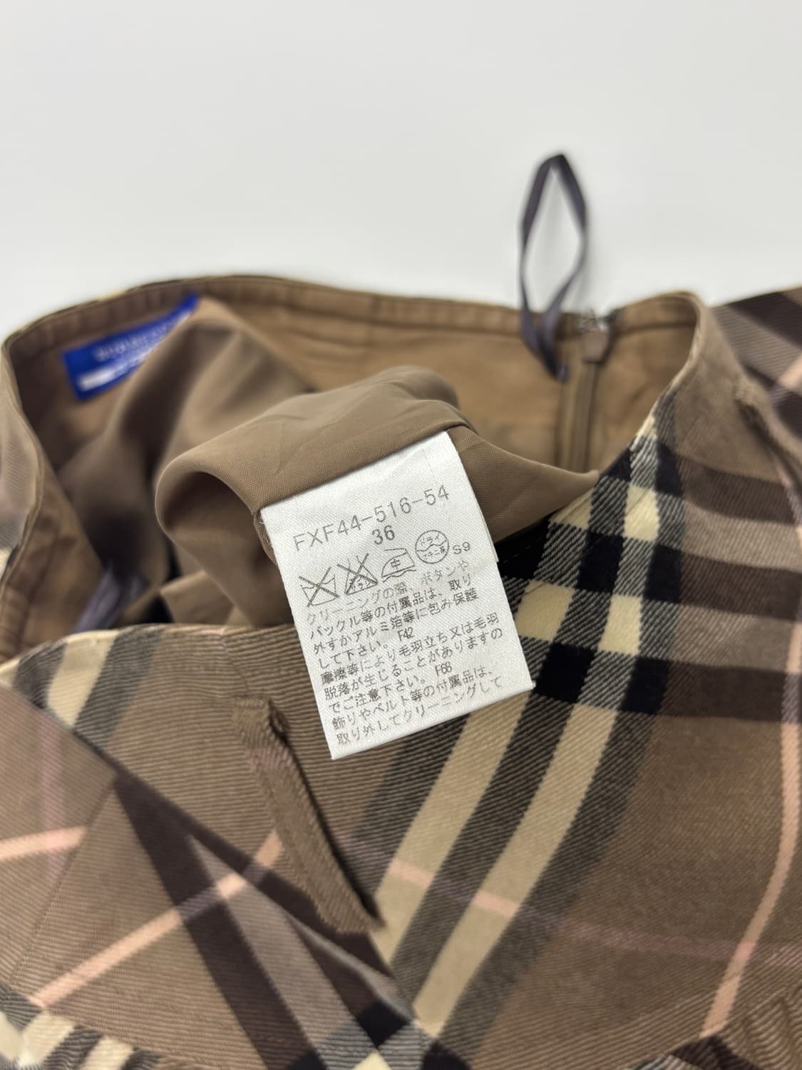 Burberry 버버리 노바체크 울 플리츠 스커트 상품이미지7
