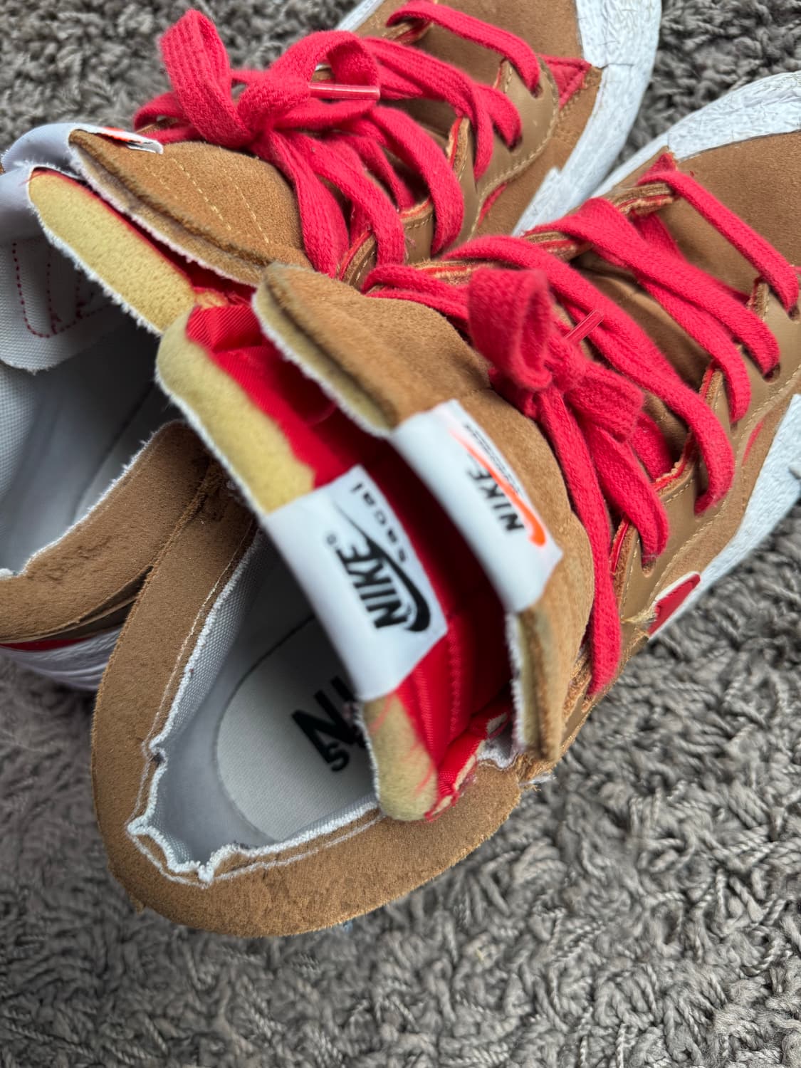 나이키X사카이 로우 블레이저(270mm) 탄 컬러 상품이미지5