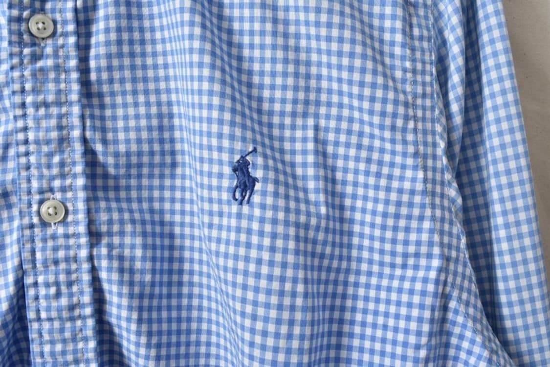폴로 랄프로렌 큐알 체크 셔츠 M0394 상품이미지5
