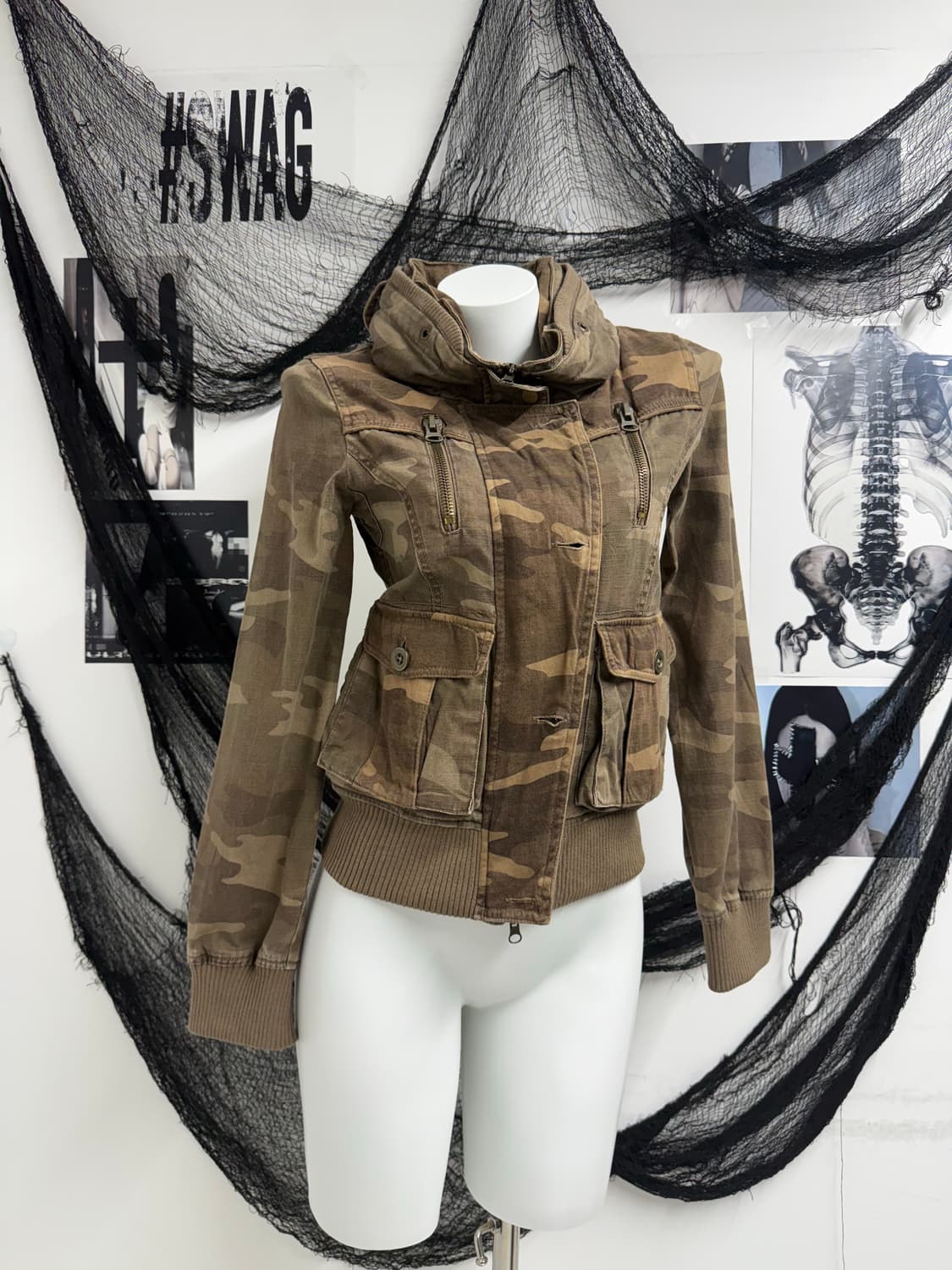 00s cargo pattern twoway jacket 상품이미지2