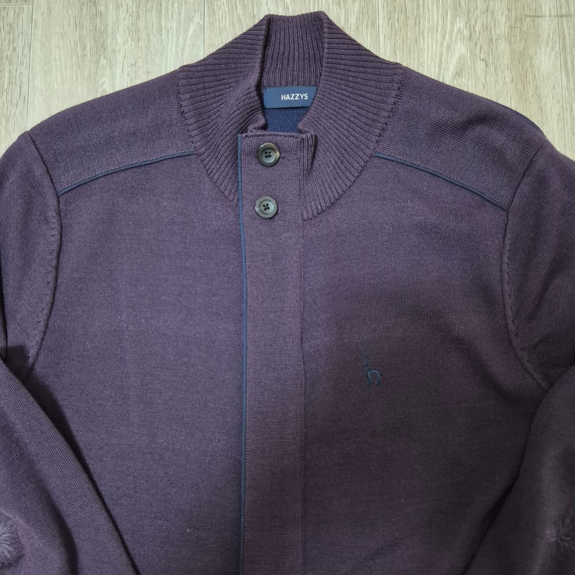 헤지스 골프웨어 니트집업 상품이미지2