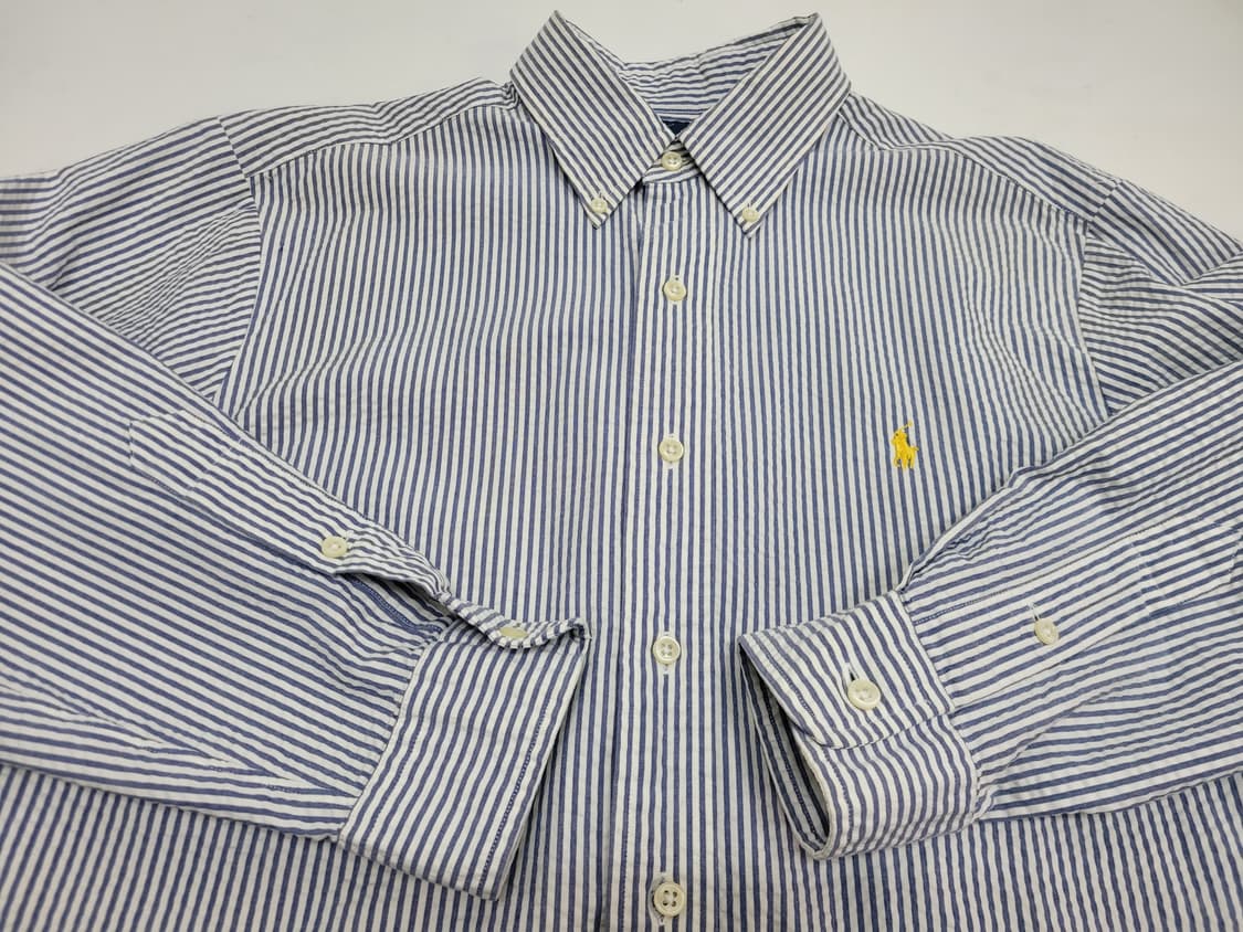 POLO 랄프로렌 7부소매 클래식핏 스트라이프 셔츠 / 여 M 상품이미지4