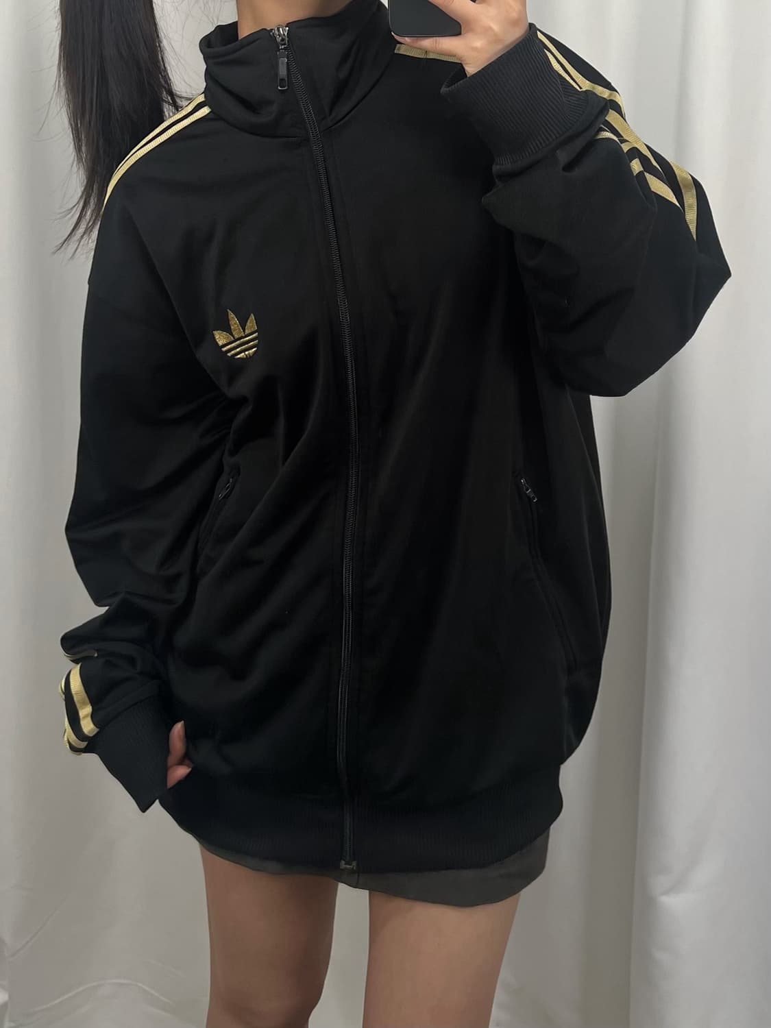 아디다스 블랙 골드 파이어버드 져지 상품이미지3
