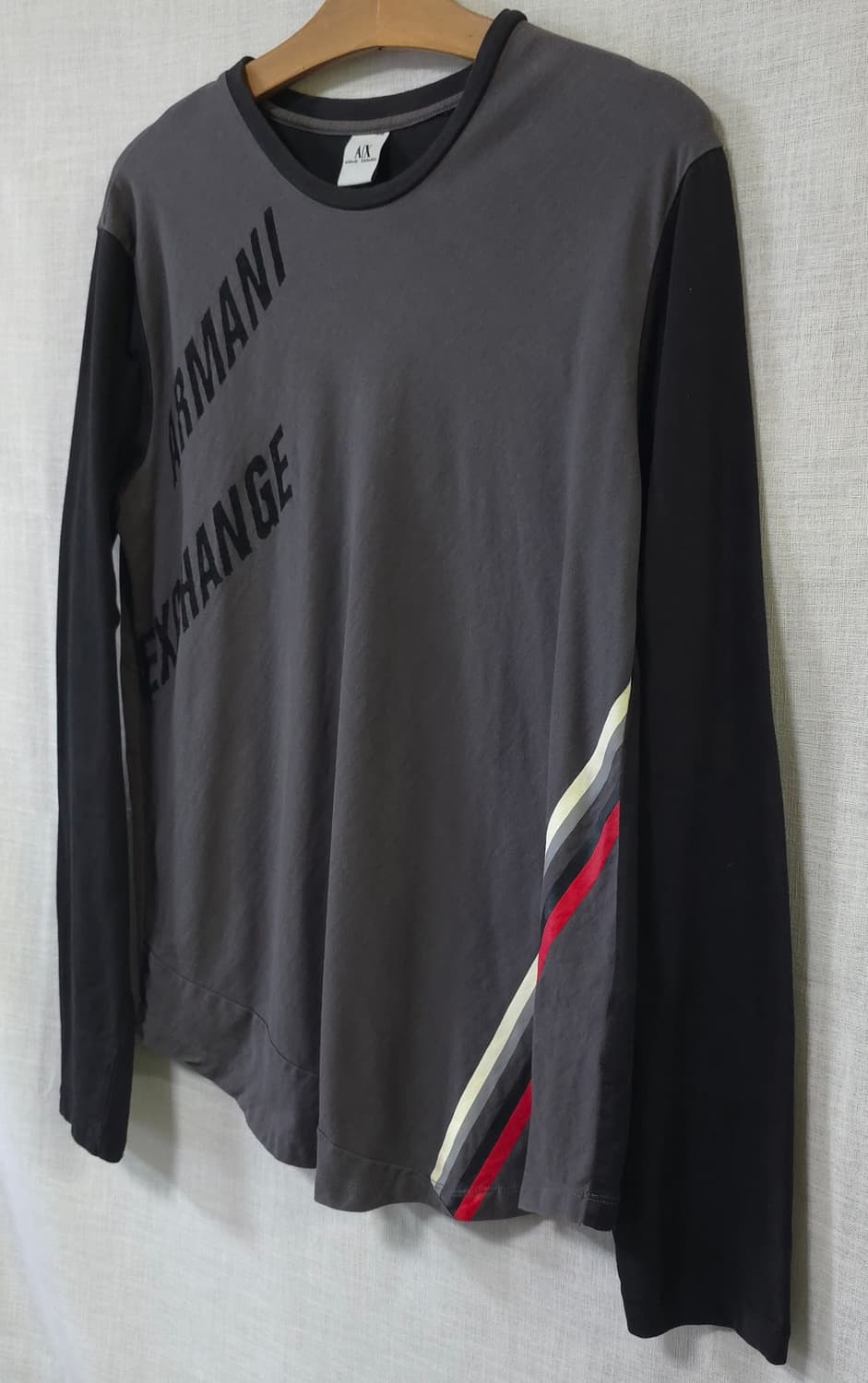 아르마니 익스체인지 AX 긴팔 티셔츠 기능성 슬림핏 남성 100 상품이미지2