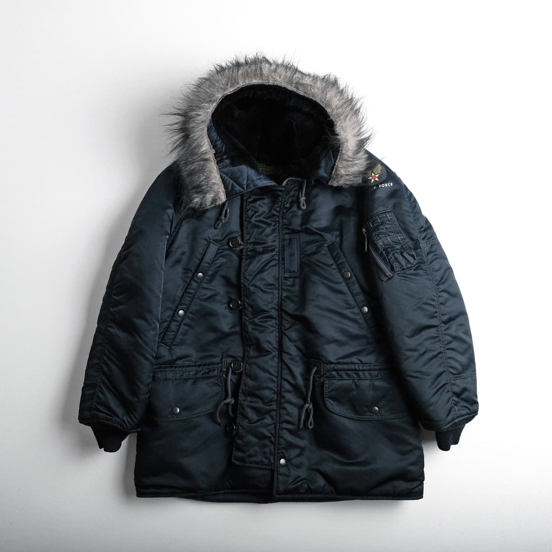버즈릭슨 N-3A 파카 에어포스 블루 M(100-103)사이즈 상품이미지3