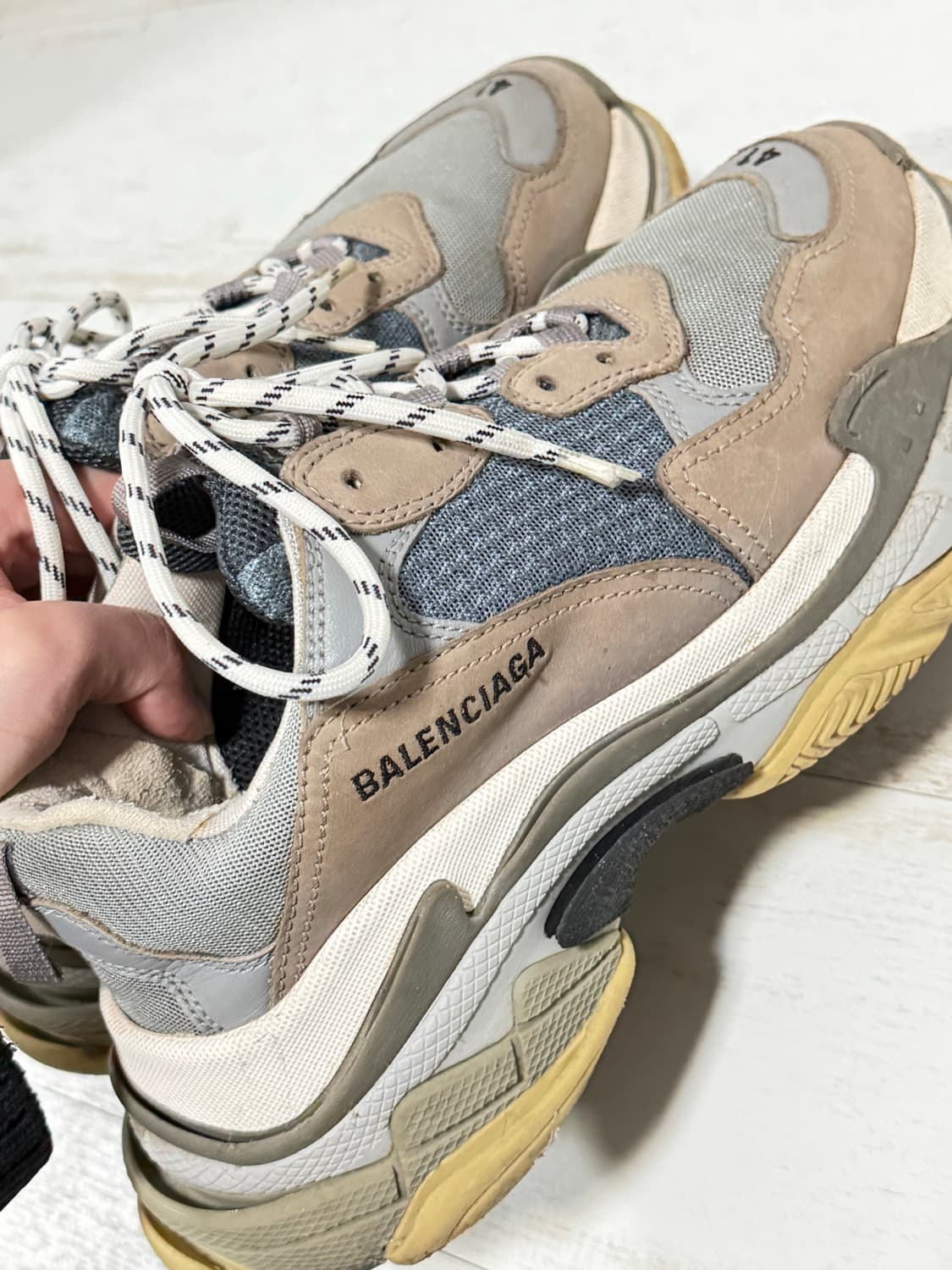 발렌시아가 트리플s 그레이 41사이즈 상품이미지5