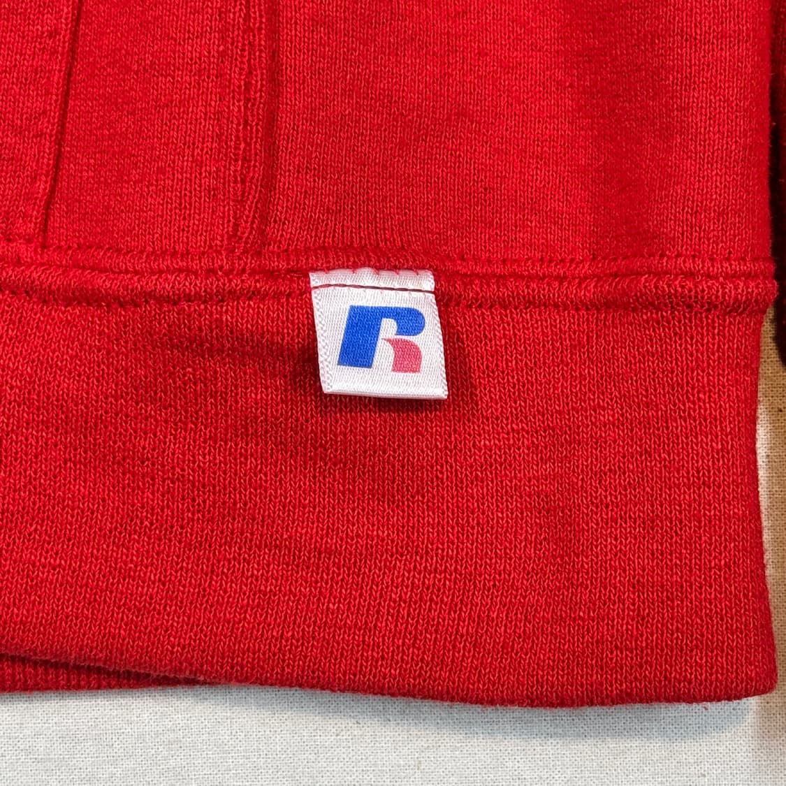 M) 러셀 빈티지 후드티 레드 50/50 상품이미지5