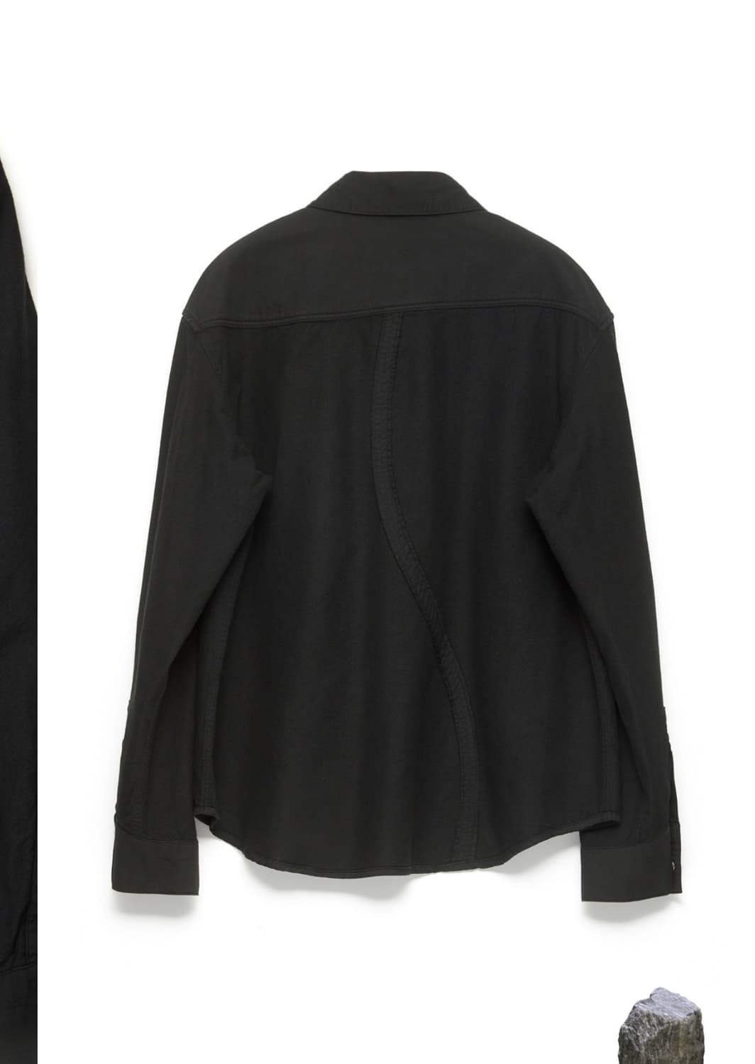 [3] 해칭룸 리버스 웨스턴 셔츠 오버 다이드 블랙 shirt 상품이미지3