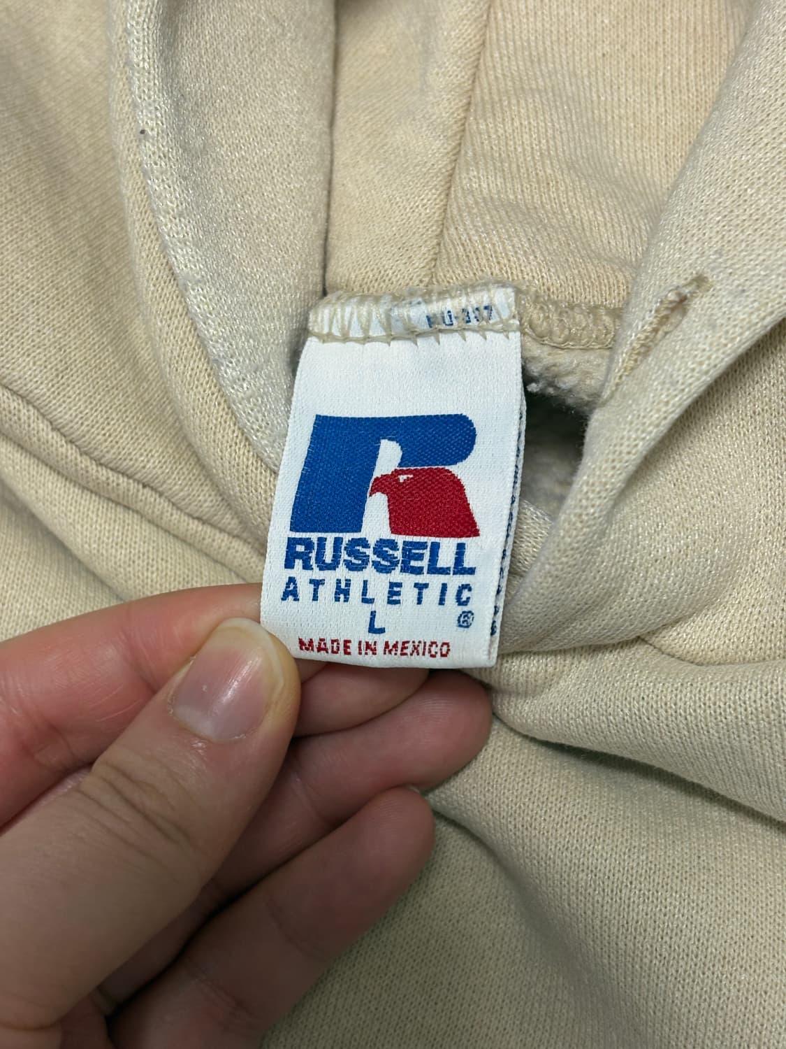 🇲🇽 90s 러셀 후드 크림 상품이미지3