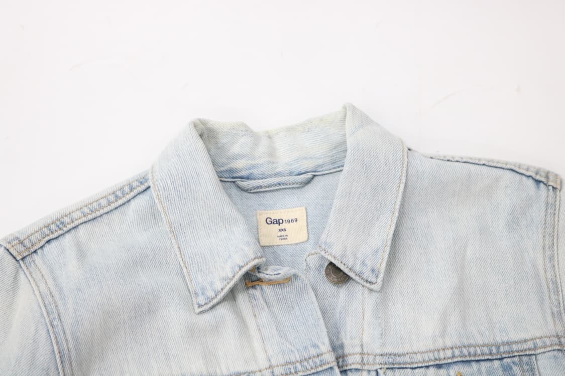 GAP 갭 1969 빈티지 연청 데님 자켓 (XXS) 상품이미지4