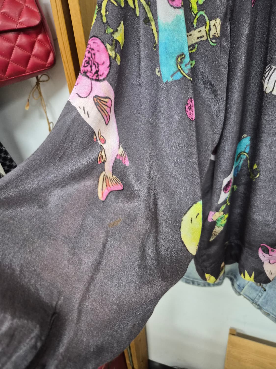 산드로 레이온 실크 벌룬 블라우스 상품이미지8
