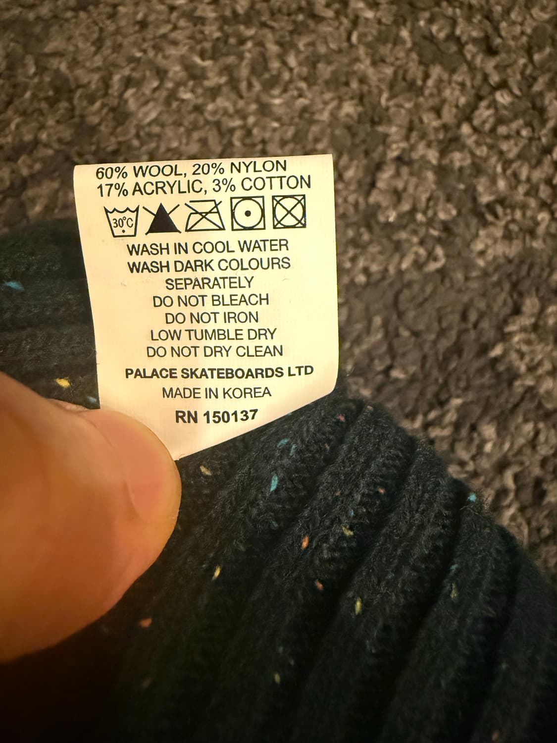 21FW 팔라스 넵드 트라이퍼그 패치 비니 상품이미지4