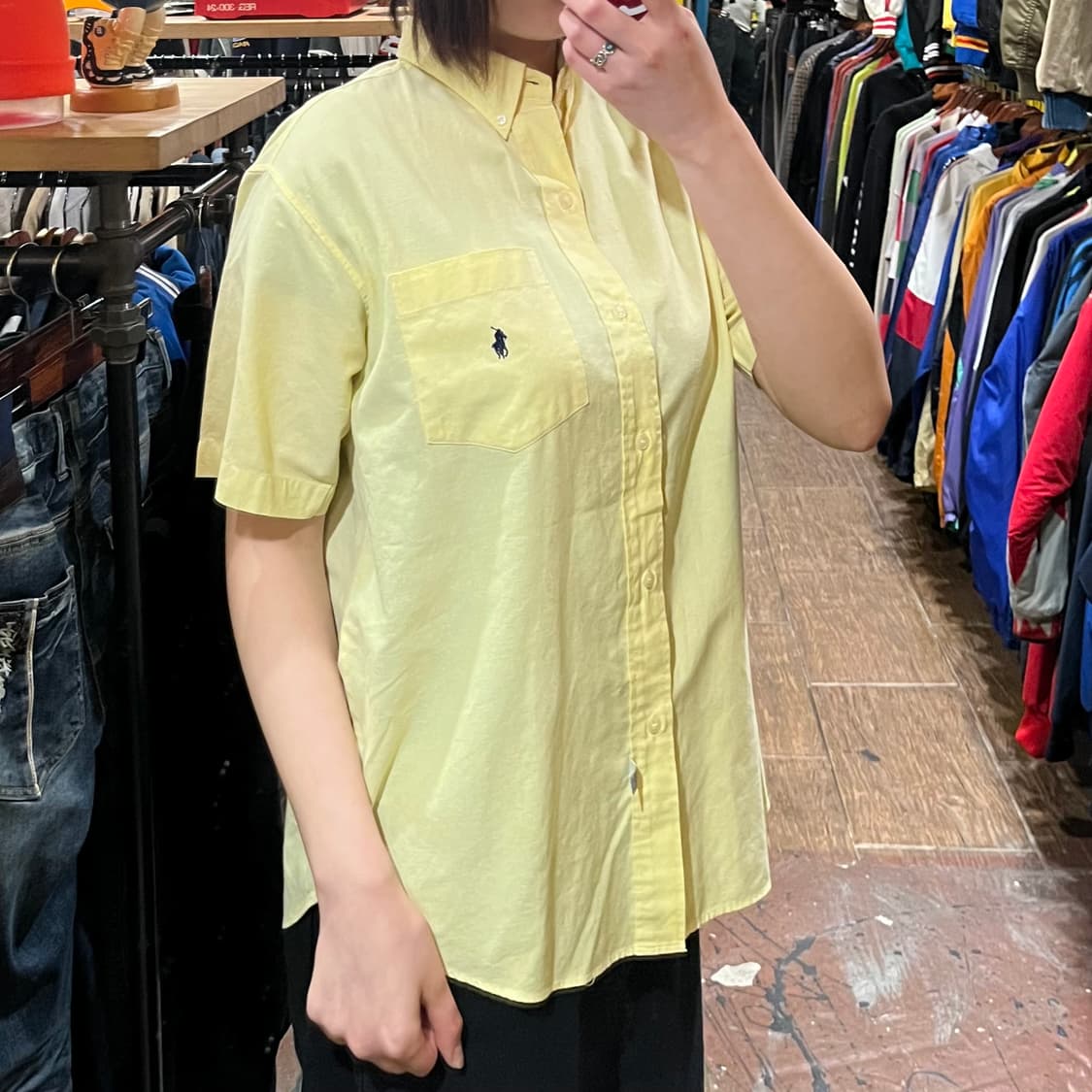 [HI] 폴로 반팔 셔츠 옐로우 상품이미지3