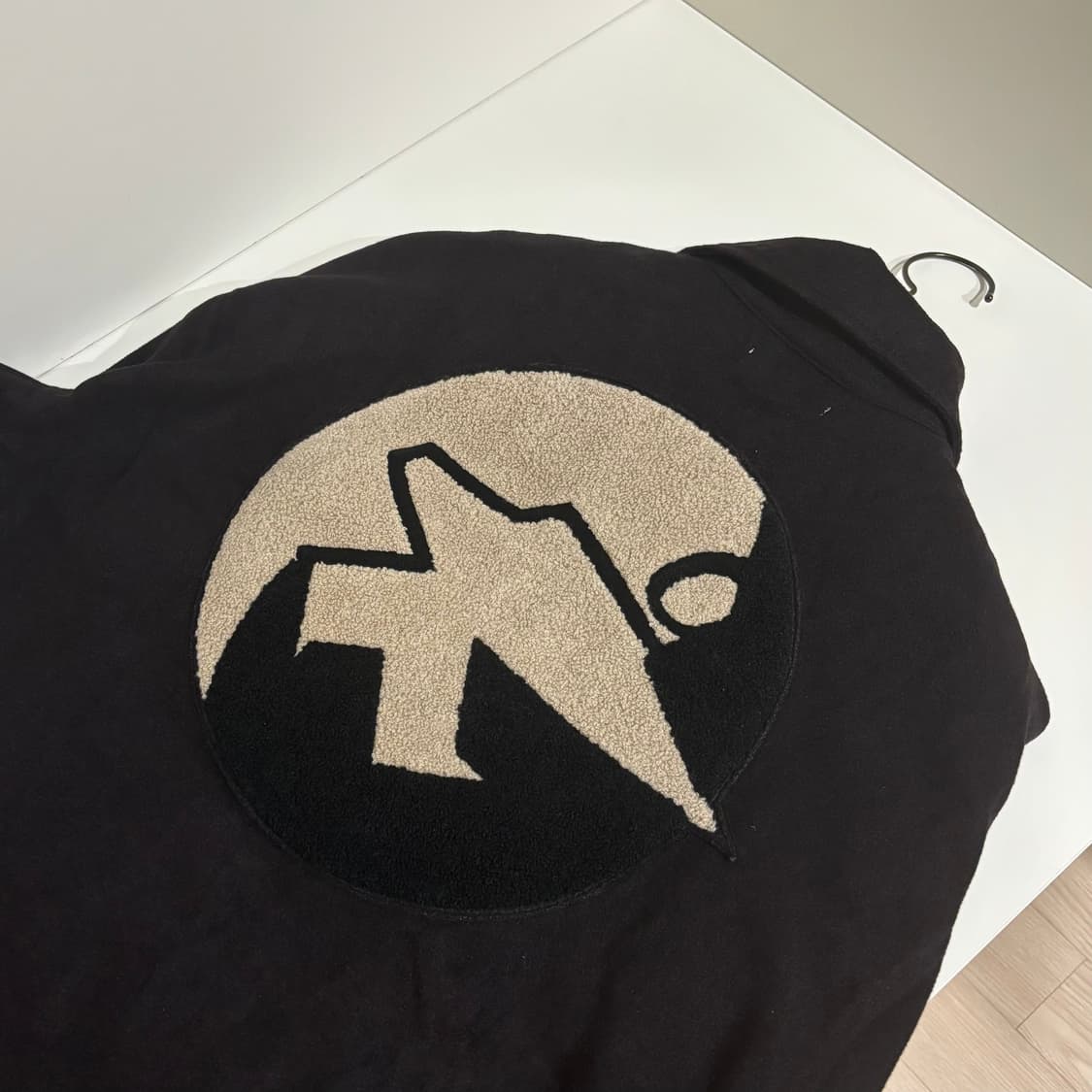 아워레가시워크샵 스투시 블루종 자켓 워시드 블랙 몰스킨 상품이미지5