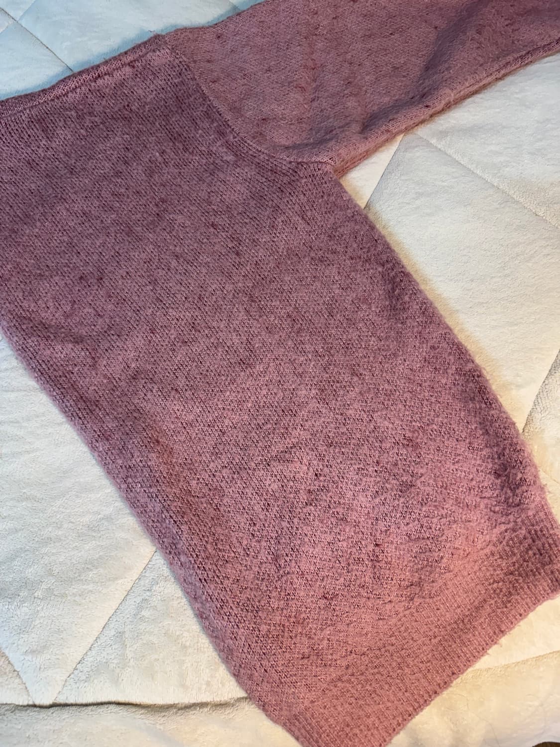 슈퍼서브 thunder 브러쉬드 핑크니트 L 상품이미지2