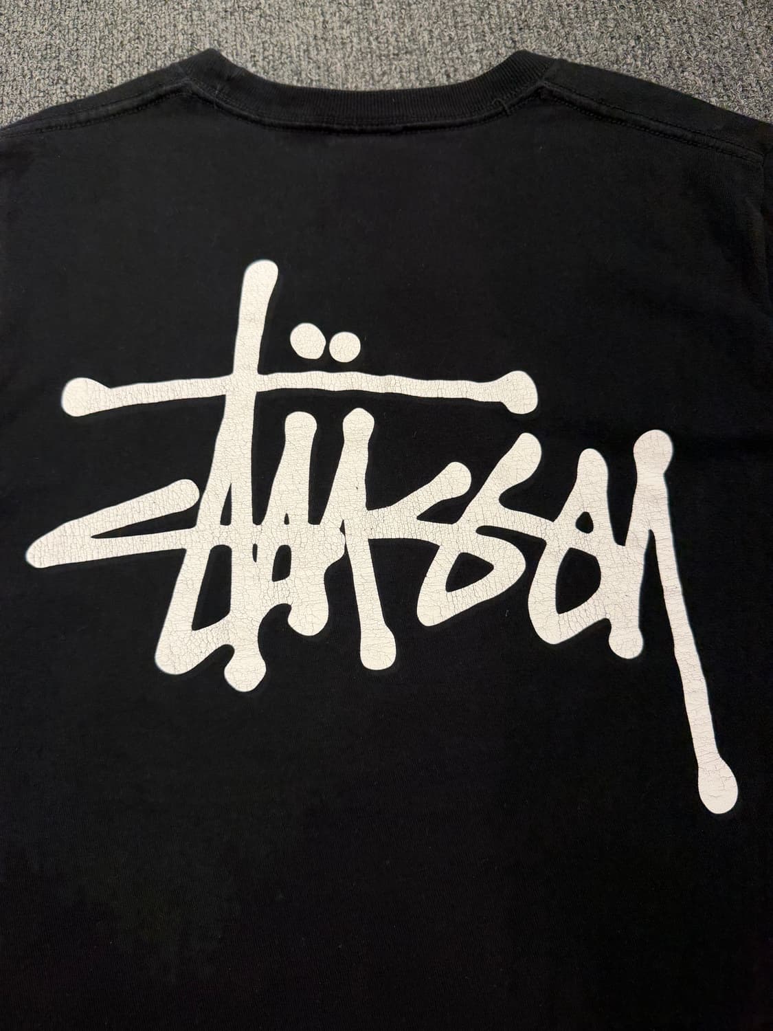 S) 스투시 빈티지 베이직 반팔 티셔츠 상품이미지4