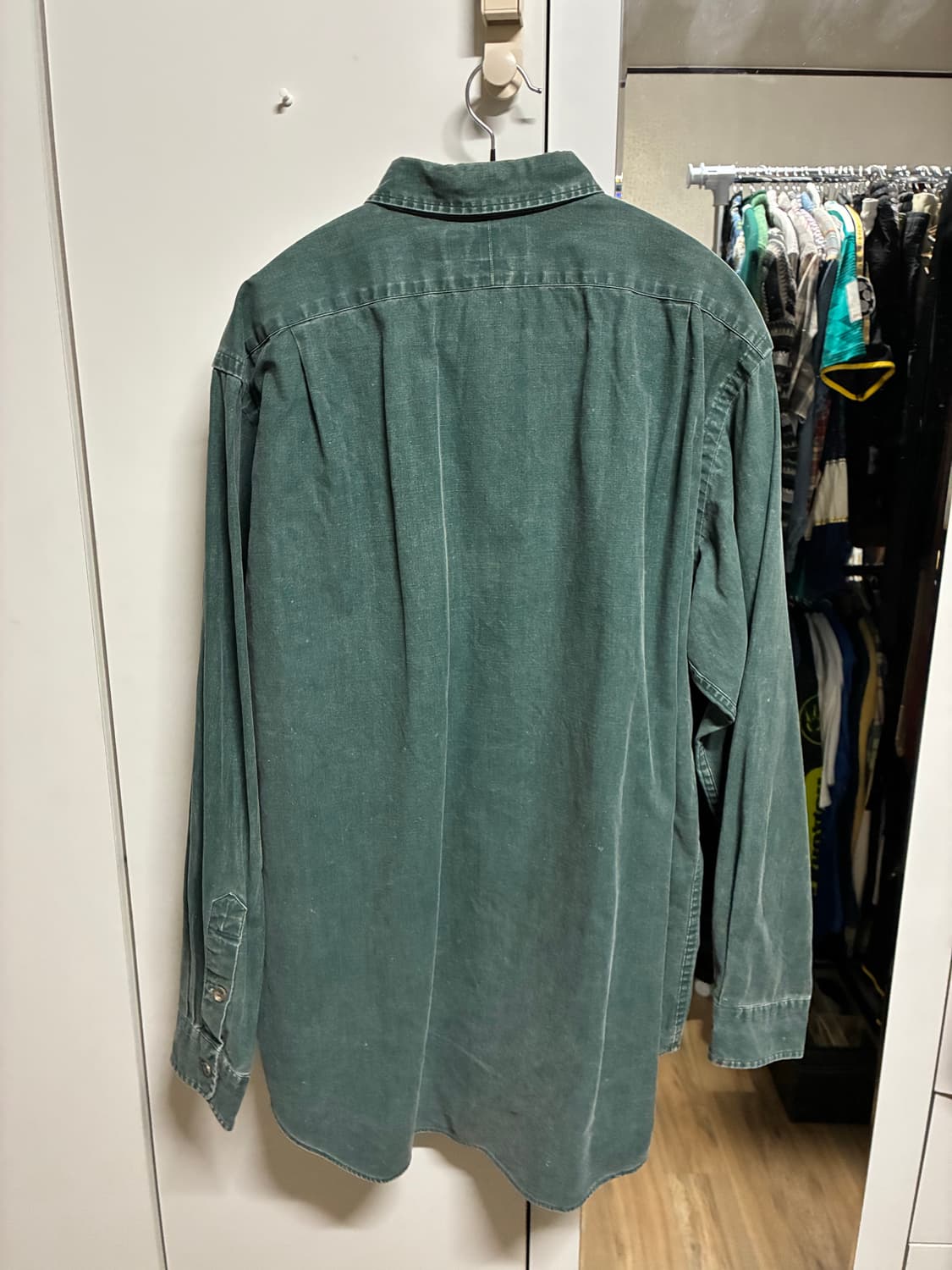 👕 [새상품] 폴로랄프로렌 피그먼트 그린 셔츠 XL/105 상품이미지5