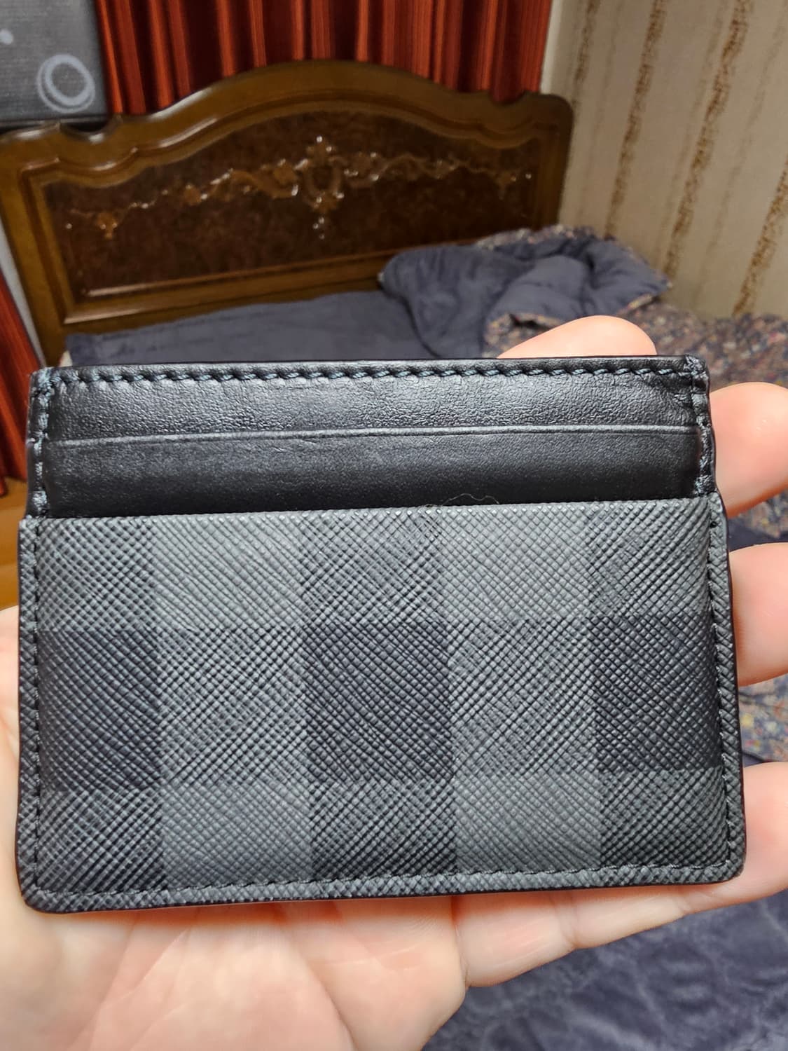 (정품) 신상 버버리 체크 카드지갑/남녀공용/차콜색상/개인 상품이미지2