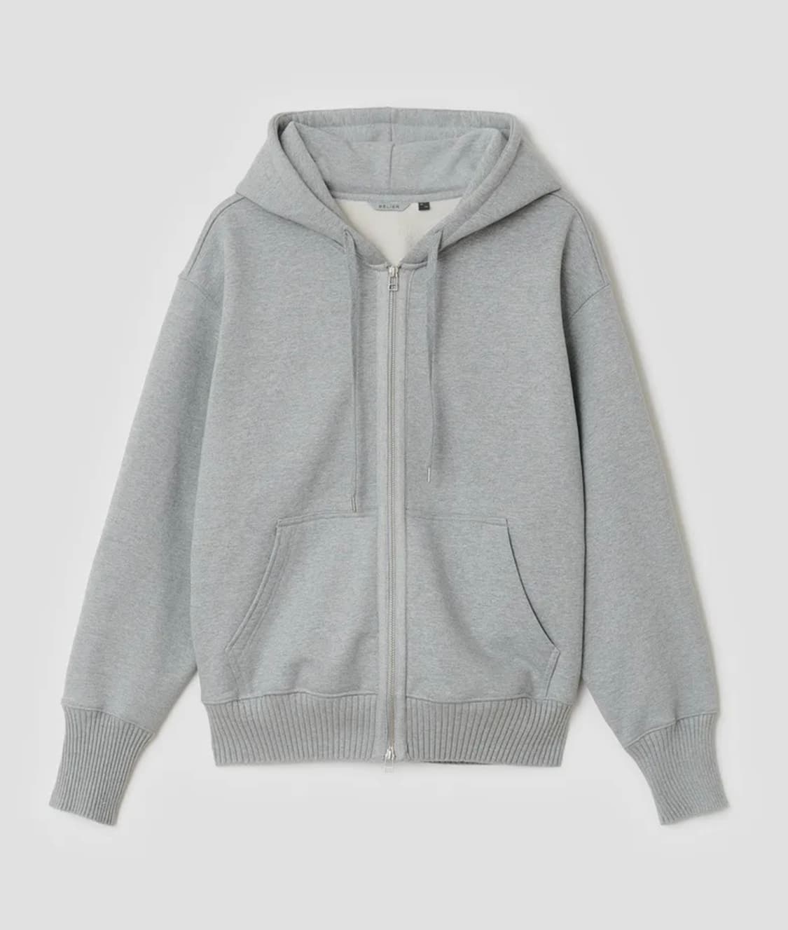 벨리에 유틸리티 후디 집업 - 멜란지 그레이 상품이미지2