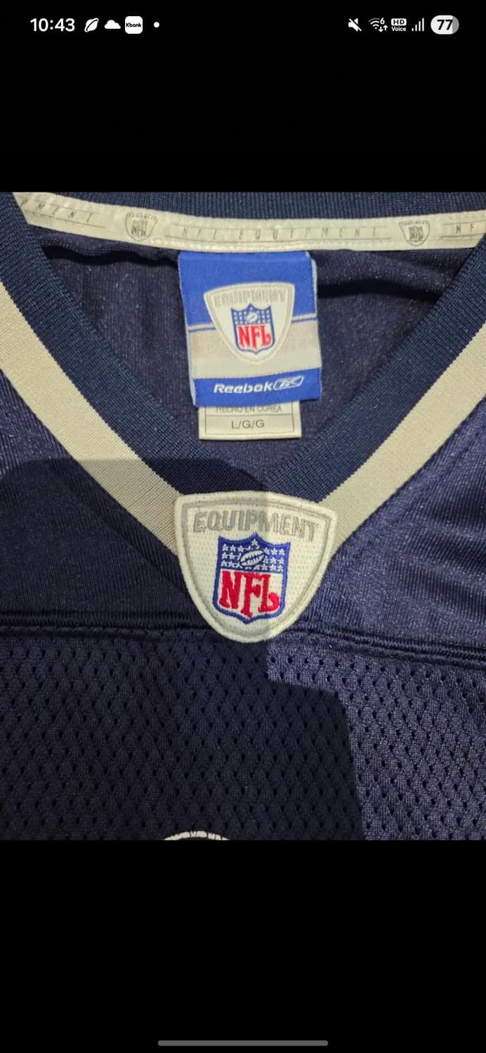 채영 착용) NFL 오버사이즈 풋볼 저지 상품이미지7