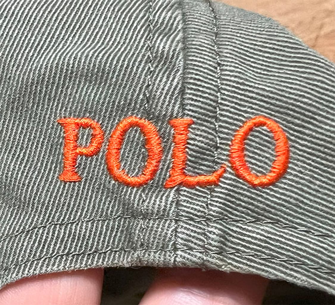 POLO 폴로 캐주얼 모자 볼캡 카키 정품 상태좋음 프리 상품이미지4
