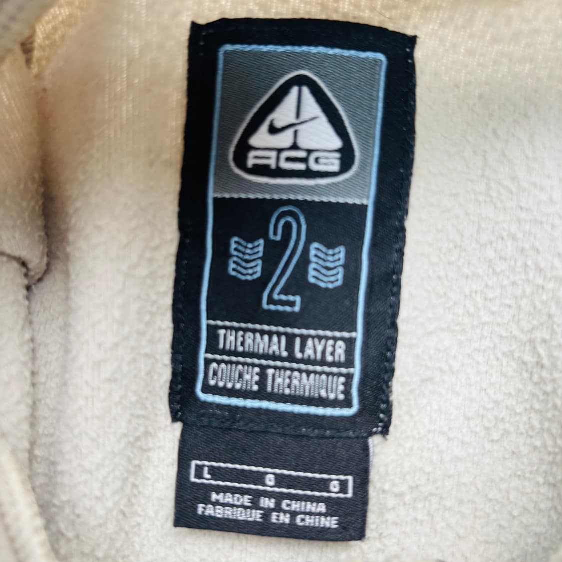 나이키 ACG 아이보리 반집업 플리스 L 상품이미지7