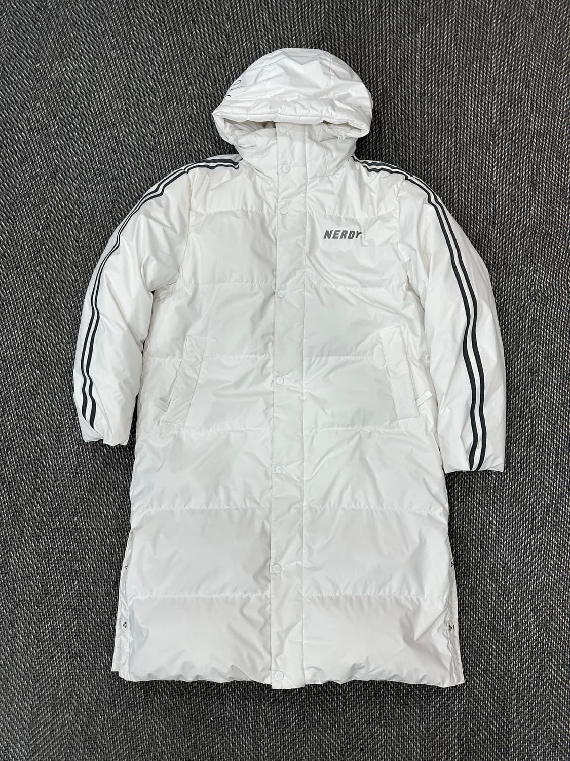 널디 롱패딩 화이트 상품이미지1