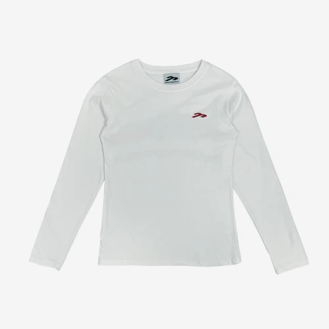 탄산마그네슘 마운틴 롱 슬리브 화이트/레드 우먼 상품이미지1