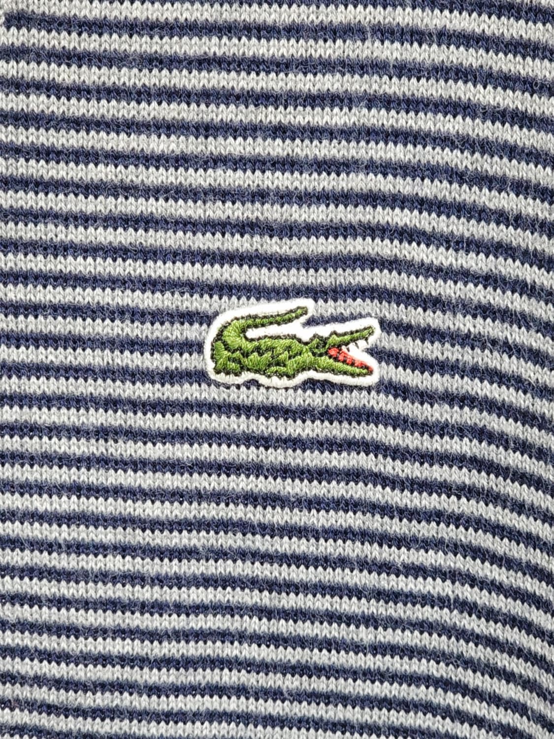 (L) 라코스테 가디건 브이넥 로고 배색 캐주얼  상품이미지4