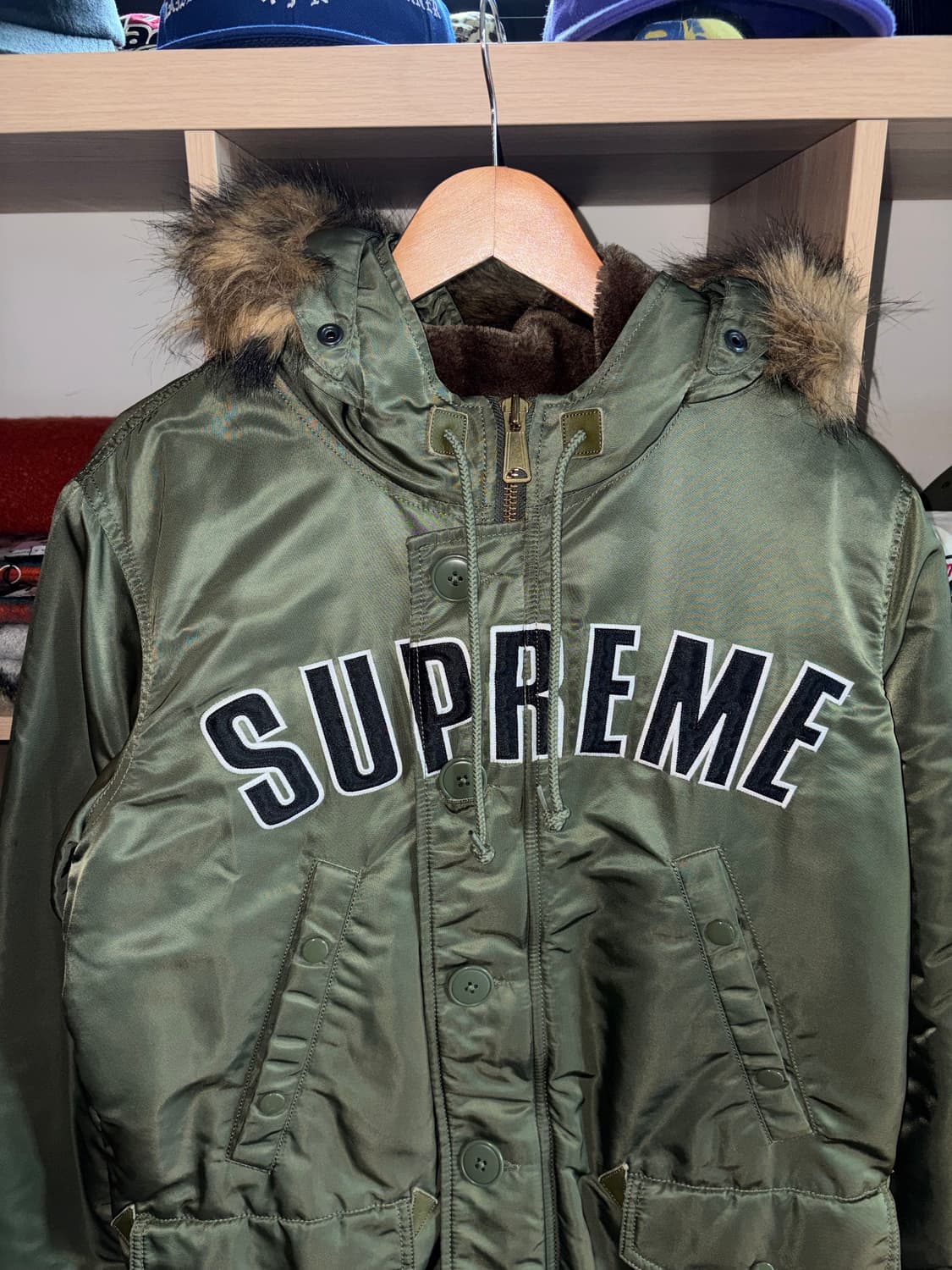 슈프림 16Fw 아치로고 N3B파카 상품이미지3