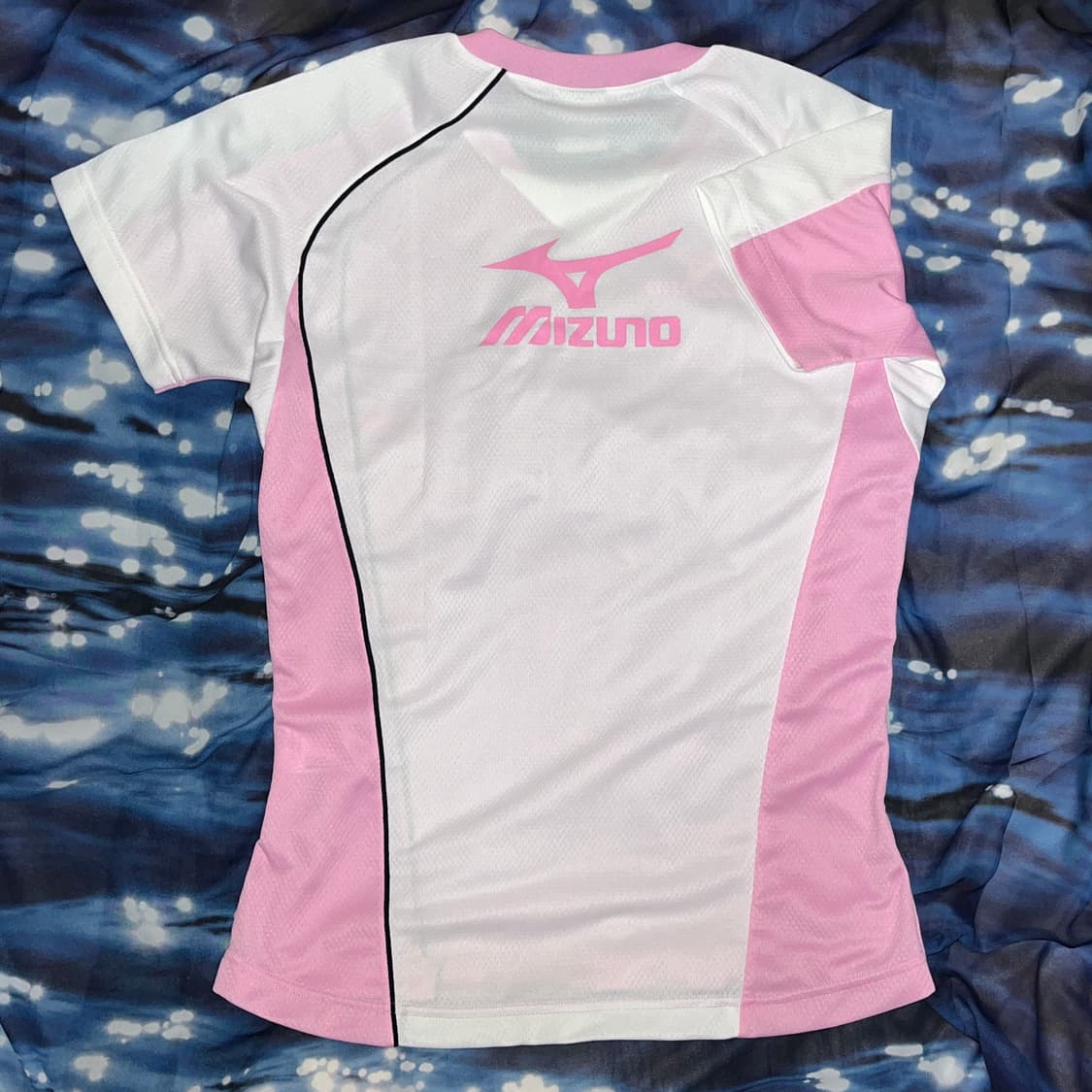 Mizuno Pink&White T-shirt 상품이미지2