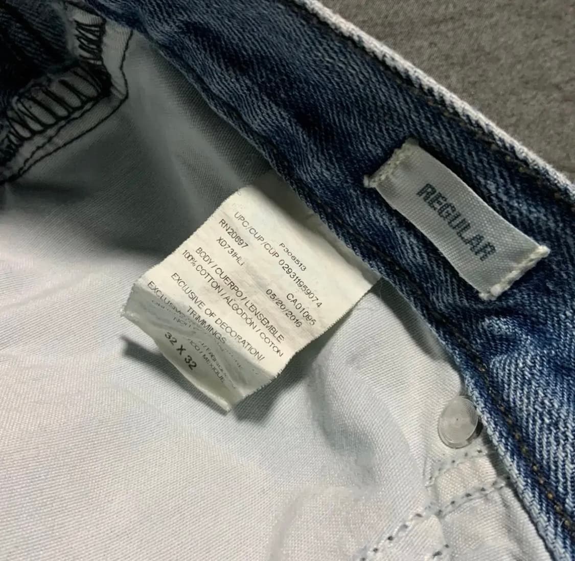 Regular fit Blue Denim Pants 상품이미지9