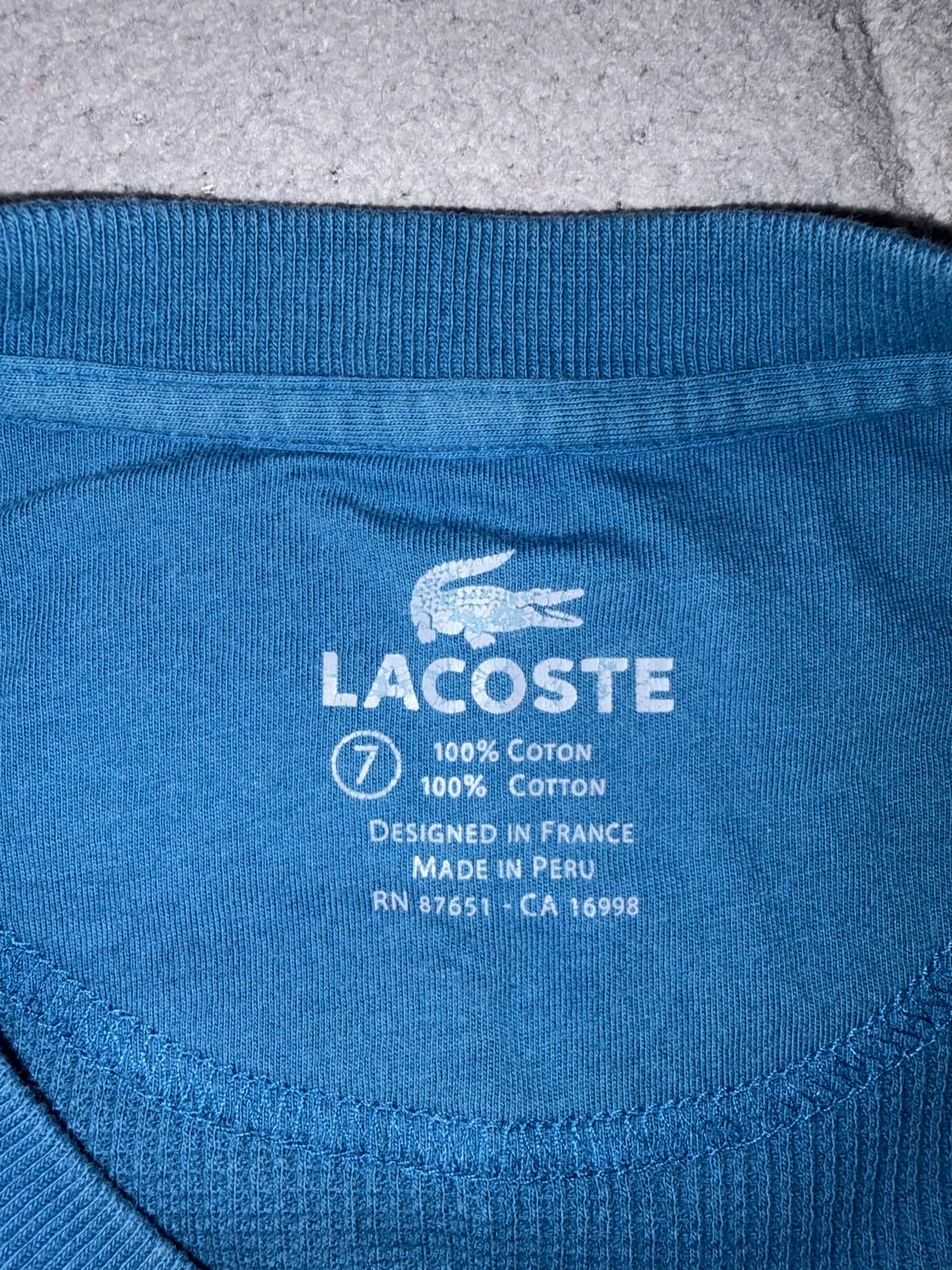 라코스테 써멀 와플티 상품이미지3